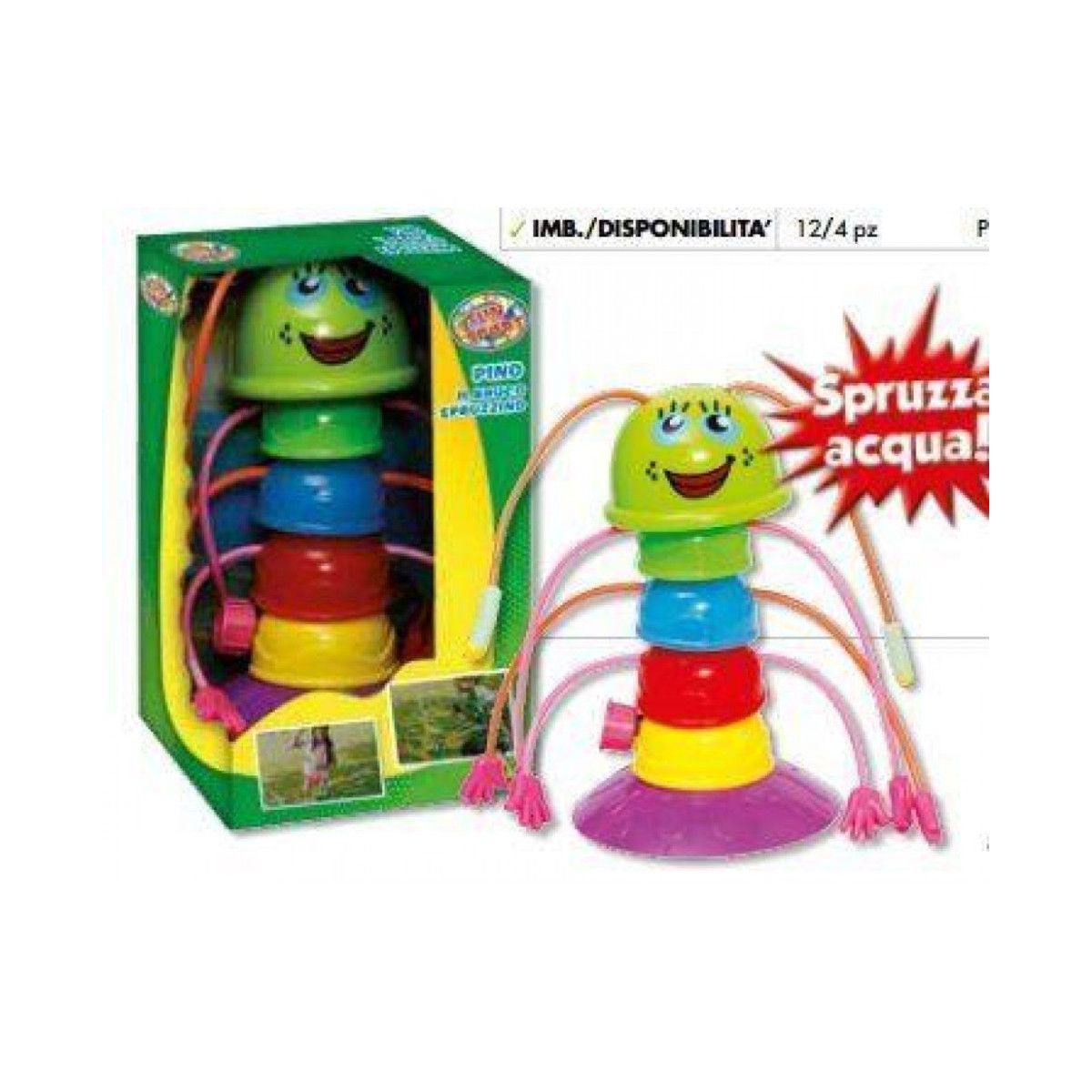 SUN & SPORT - Bruco Spruzzino - GIOCHERIA SPA - ACQUATICO - td-toys.it