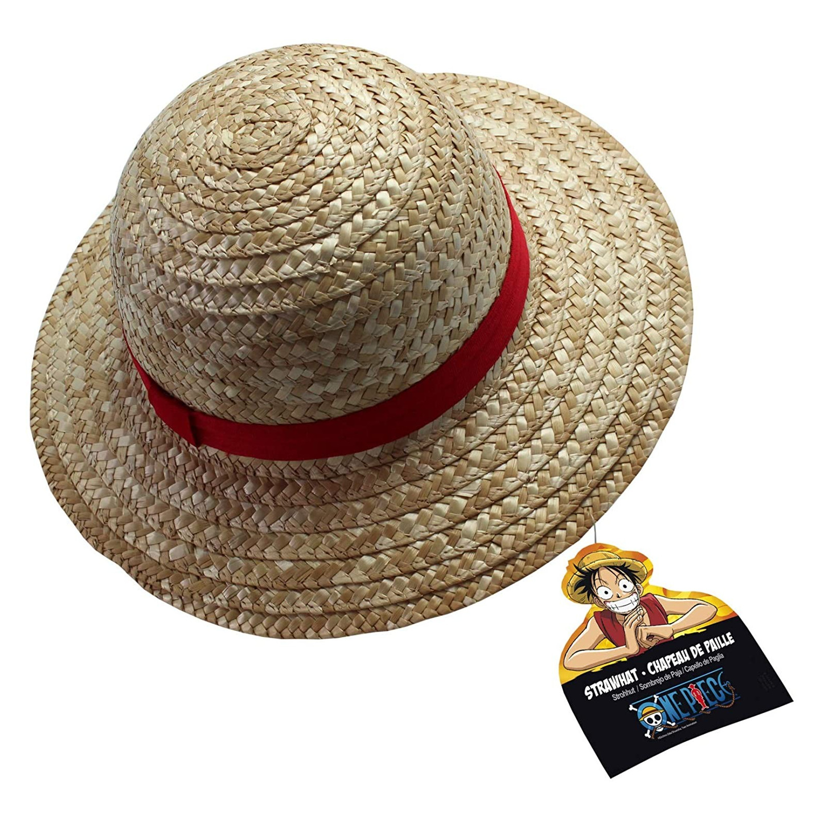 ONE PIECE - Luffy Straw hat - Kid Size (x6)-HAIR