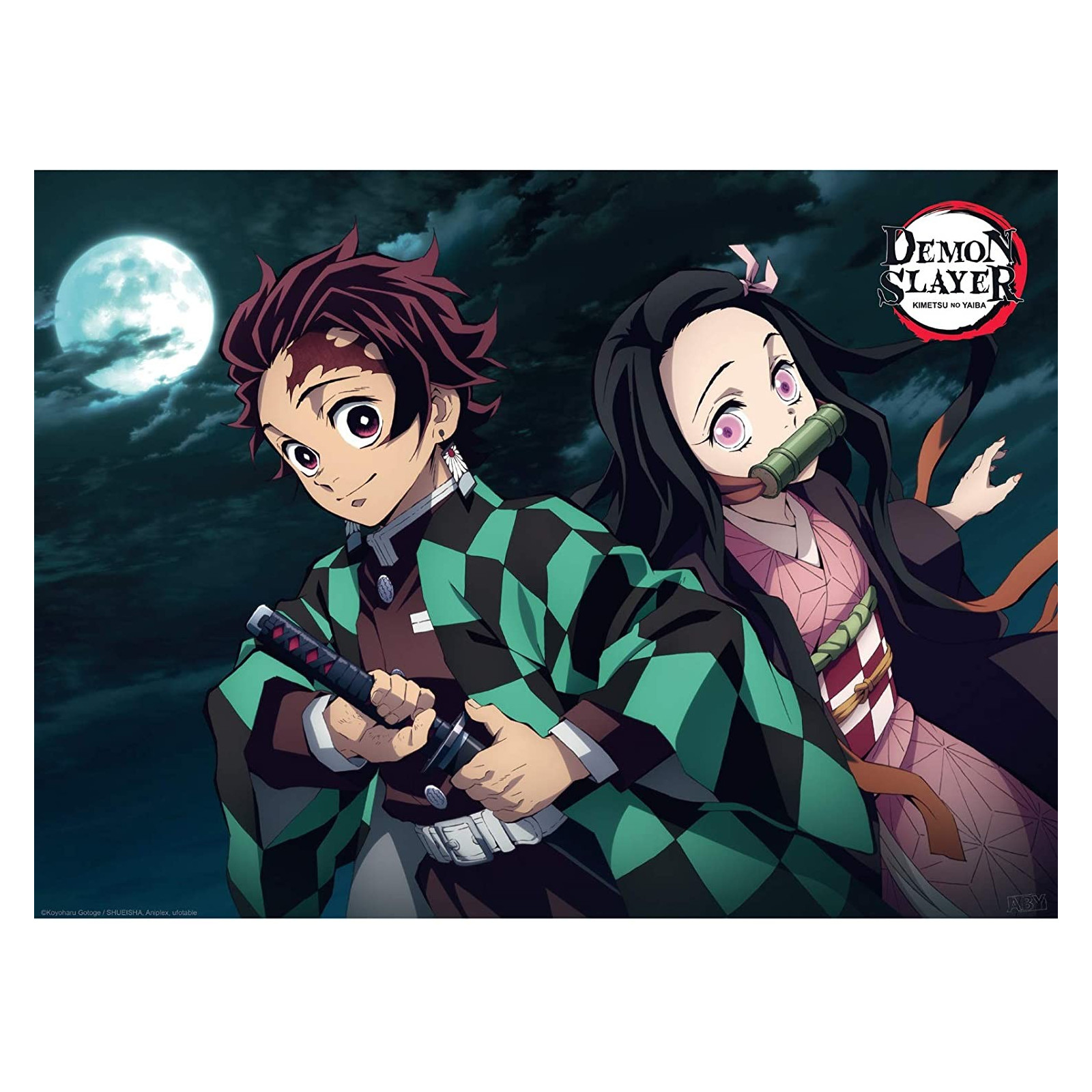 DEMON SLAYER - Poster "Tanjiro & Nezuko" (52x38) - ABYSTYLE - POSTER - td-toys.it