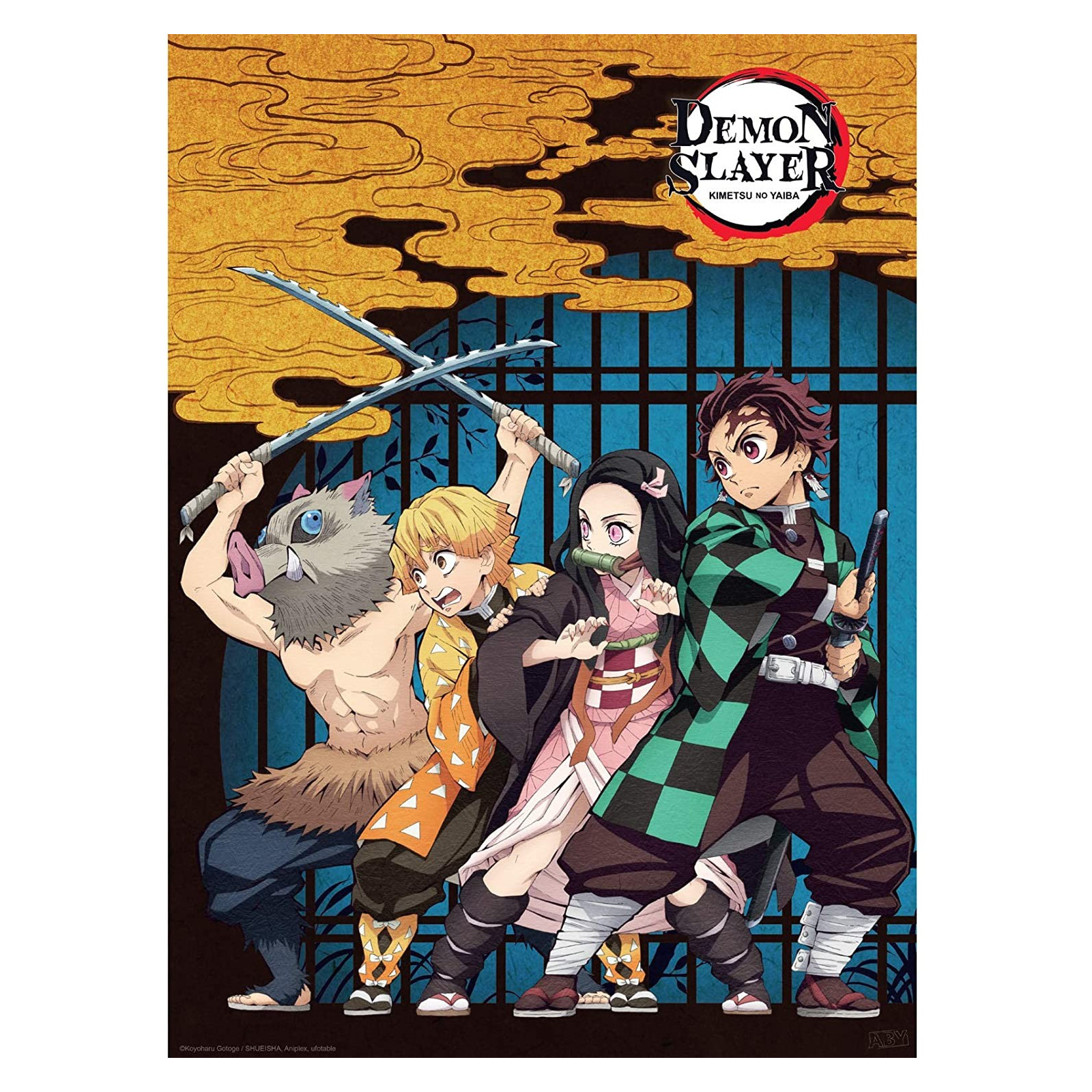 DEMON SLAYER - Poster "Group" (52x38) - ABYSTYLE - POSTERS - td-toys.it