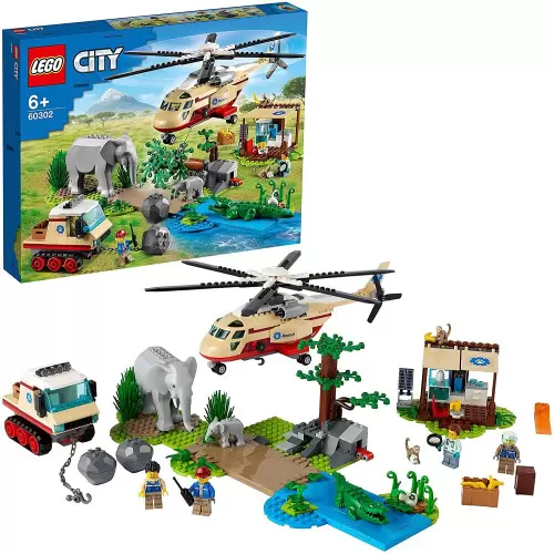 60302 CITY OPERAZIONE DI SOCCORSO ANIMALE LEGO Questo playset LEGO