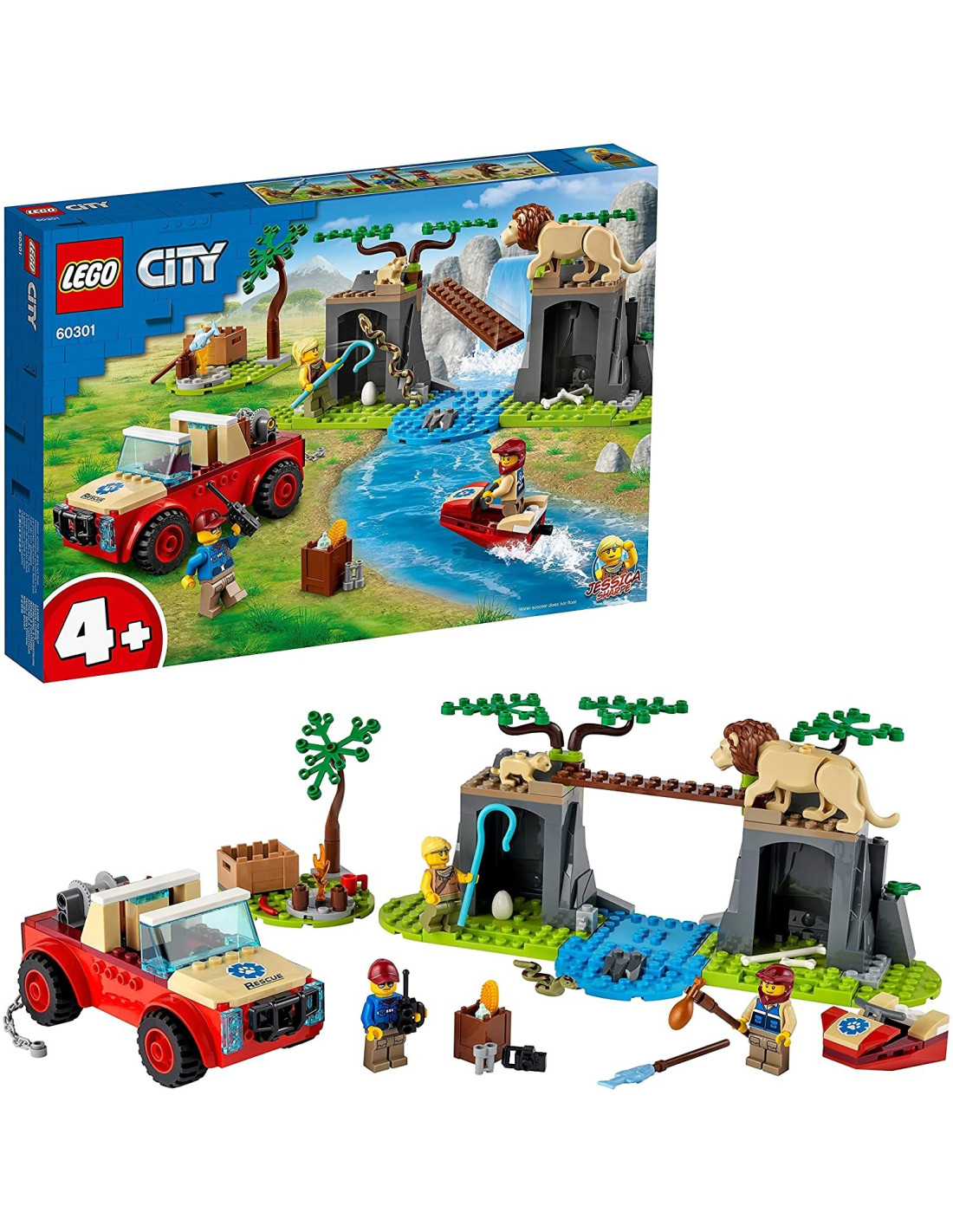 60301 CITY OFF-ROAD ANIMAL AID LEGO - LEGO - LEGO - td-toys.it