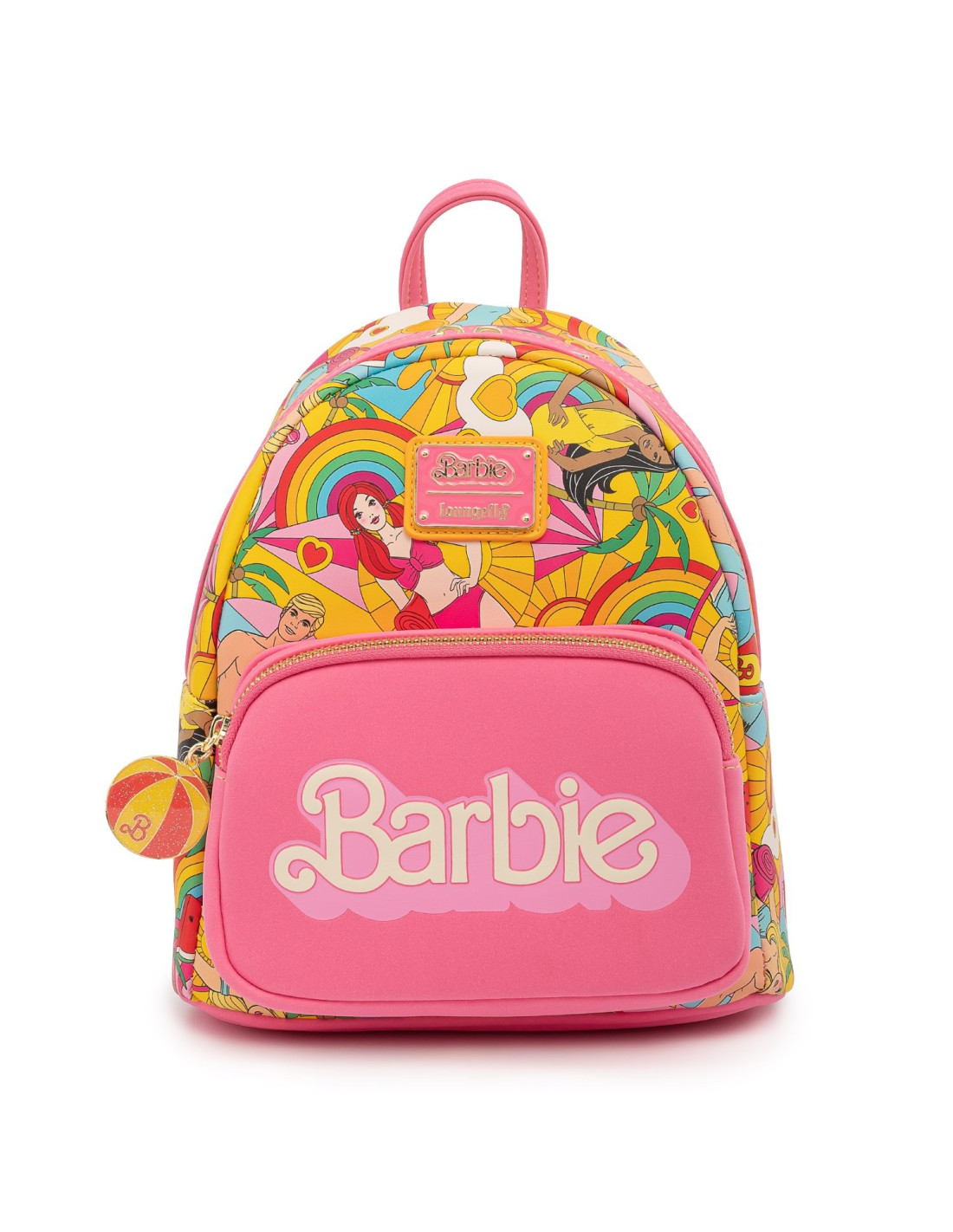 LF BARBIE FUN IN THE SUN MINI BACKPACK - LOUNGEFLY - BACKPACKS - td-toys.it