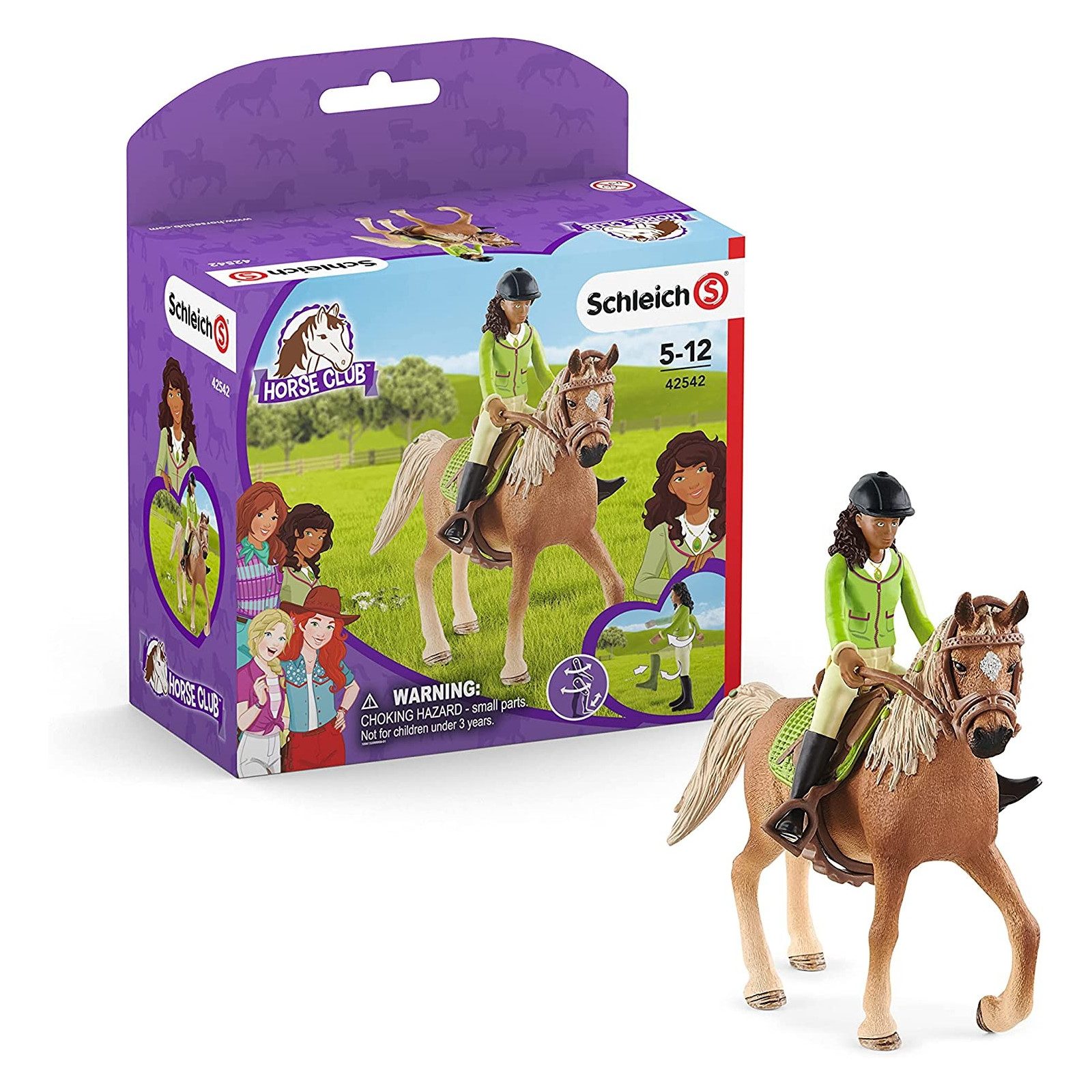 HORSE CLUB SARAH AND MYSTERY - SCHLEICH - CHILD - td-toys.it