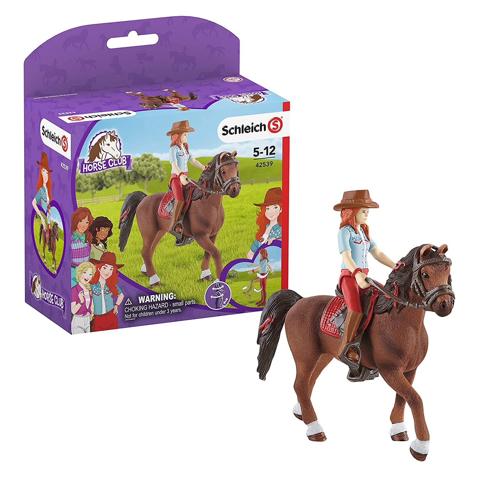 HORSE CLUB HANNAH AND CAYENNE - SCHLEICH - CHILD - td-toys.it