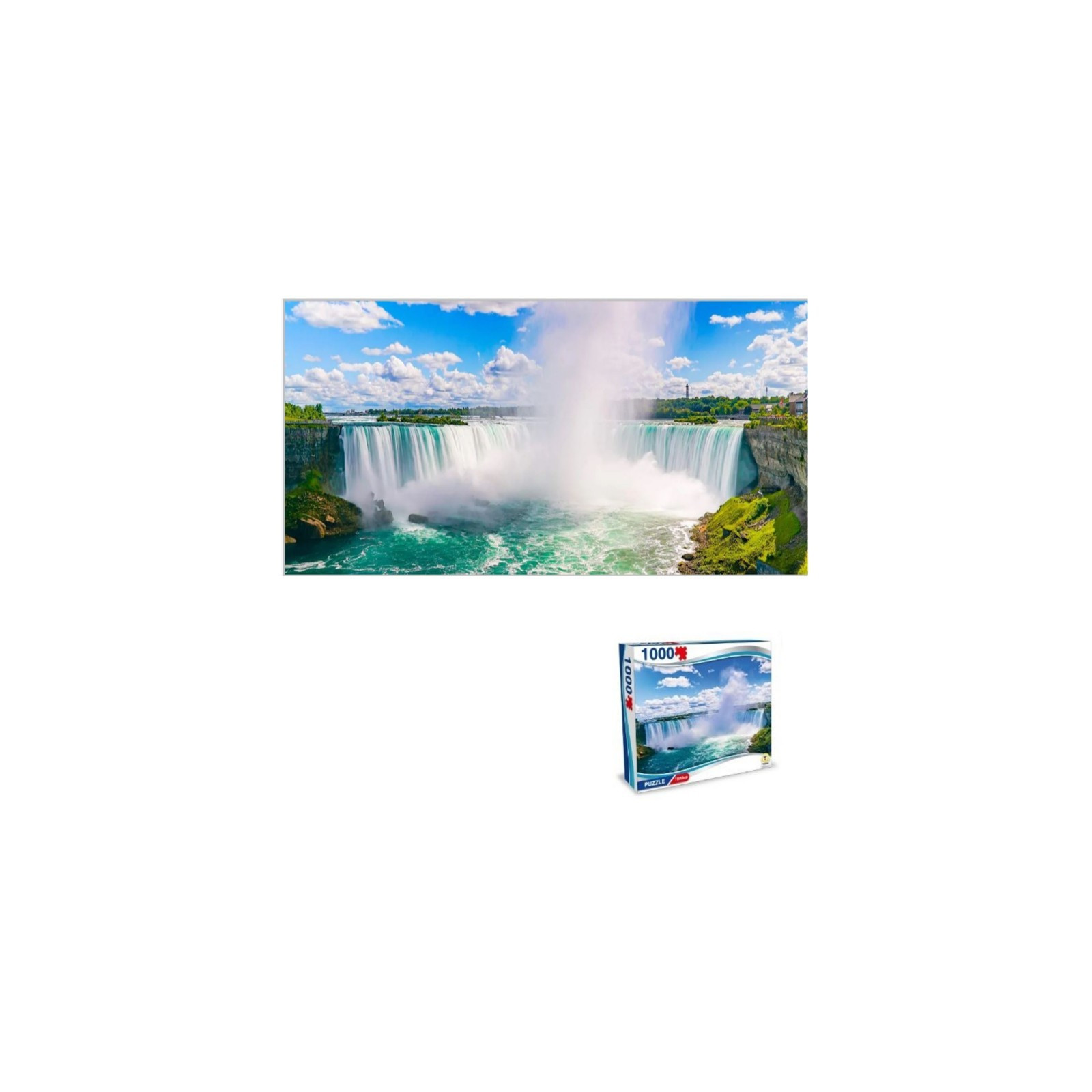 PUZZLE CANADA - CASCATE DEL NIAGARA 1000PZ 70X50CM-PUZZLE