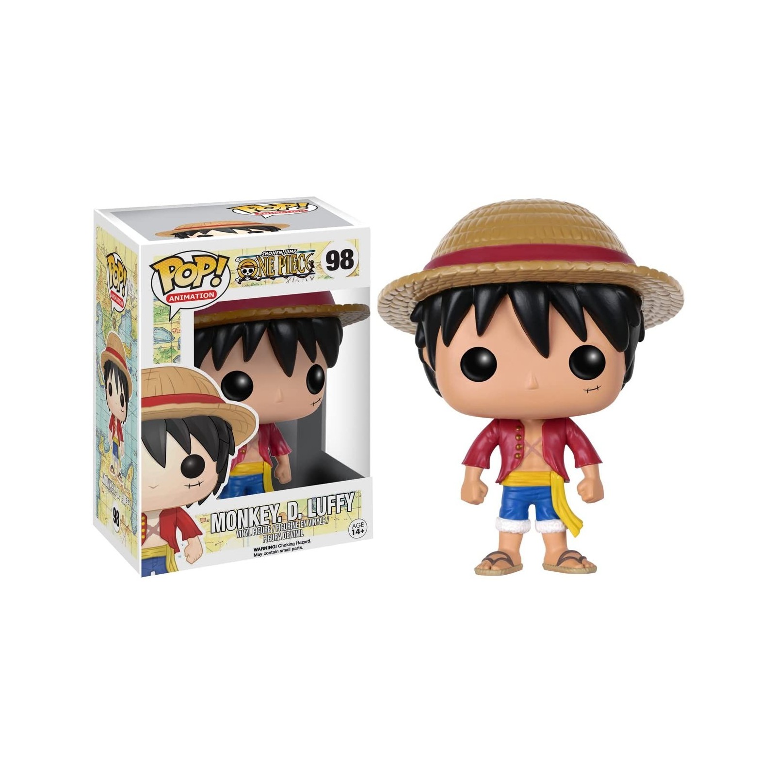 One Piece - 98 Monkey D. Luffy 9Cm (Pop!)-FUNKO POP!