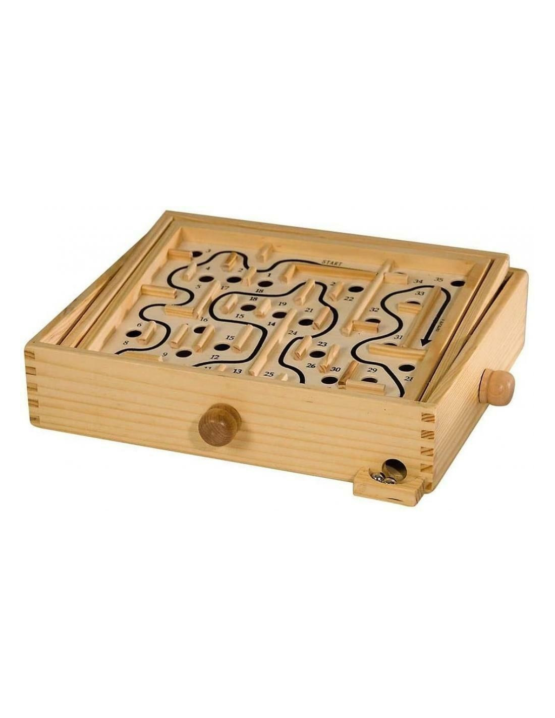 PLAY and PLAY - Wooden Labyrinth - GIOCHERIA SPA - BOARD GAMES' - td-toys.it