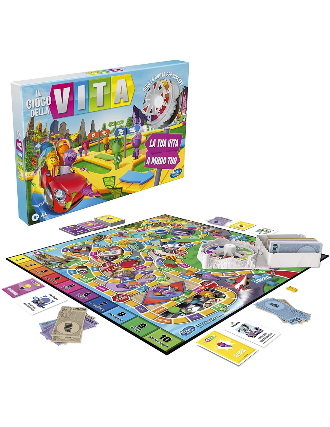 GAME OF LIFE CLASSIC - IL GIOCO DELLA VITA - HASBRO - GIOCHI DI SOCIETA' - td-toys.it