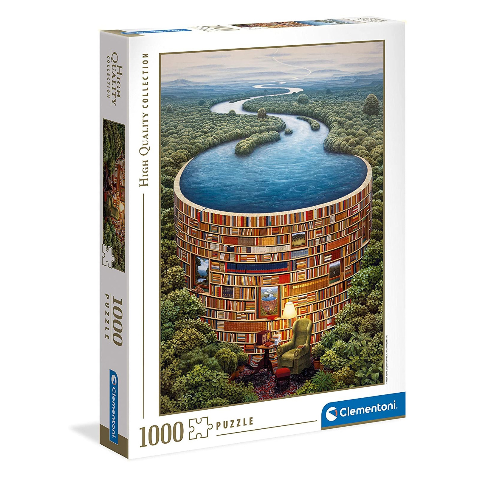 PUZZLE BIBLIODAME 1000PZ HIGH QUALITY COLLECTION - Clementoni - PUZZLE - td-toys.it