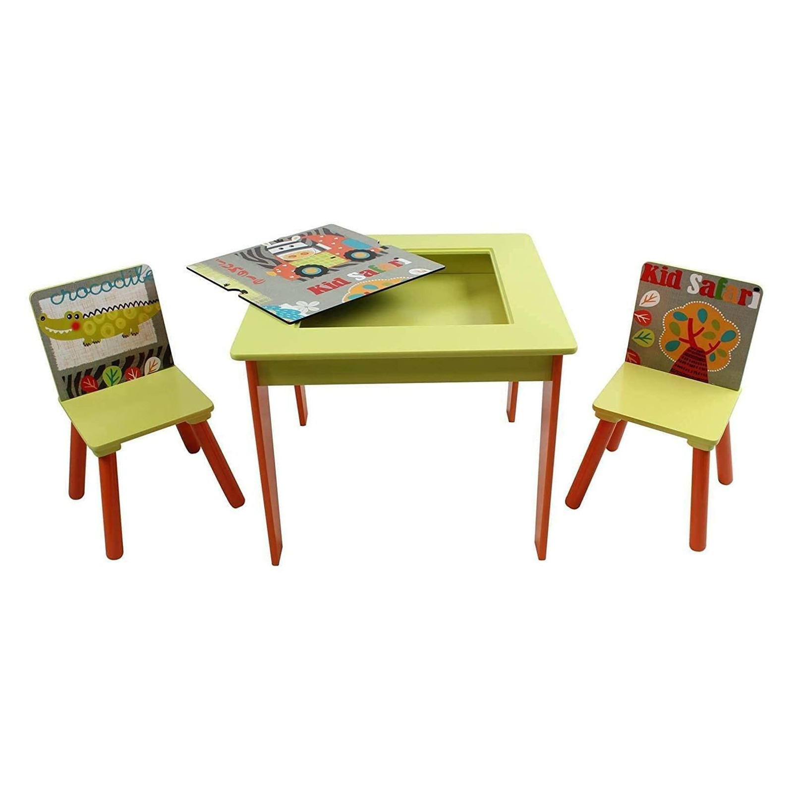 A di ARTE - Table with Blackboard and 2 JUNGLE Chairs - GIOCHERIA SPA - UNISEX - td-toys.it