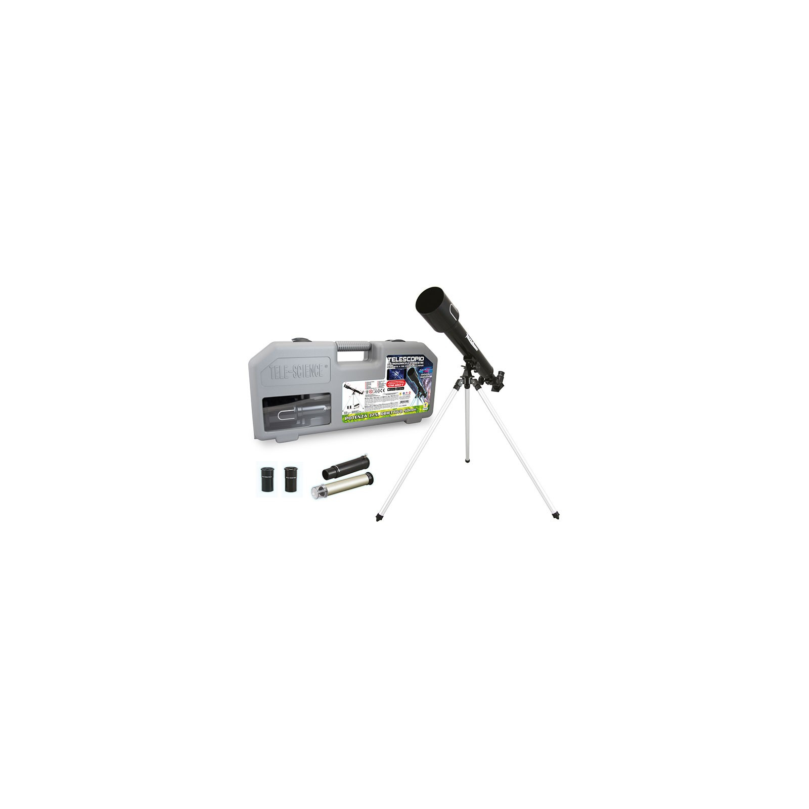 PLASTIART - 375 POWER ASTRONOMIC TELESCOPE-EDUCATIONAL