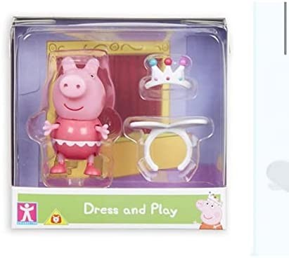 PEPPA PIG PERS. CON ACCESSORI W/3 Preparati per ore di divertimento