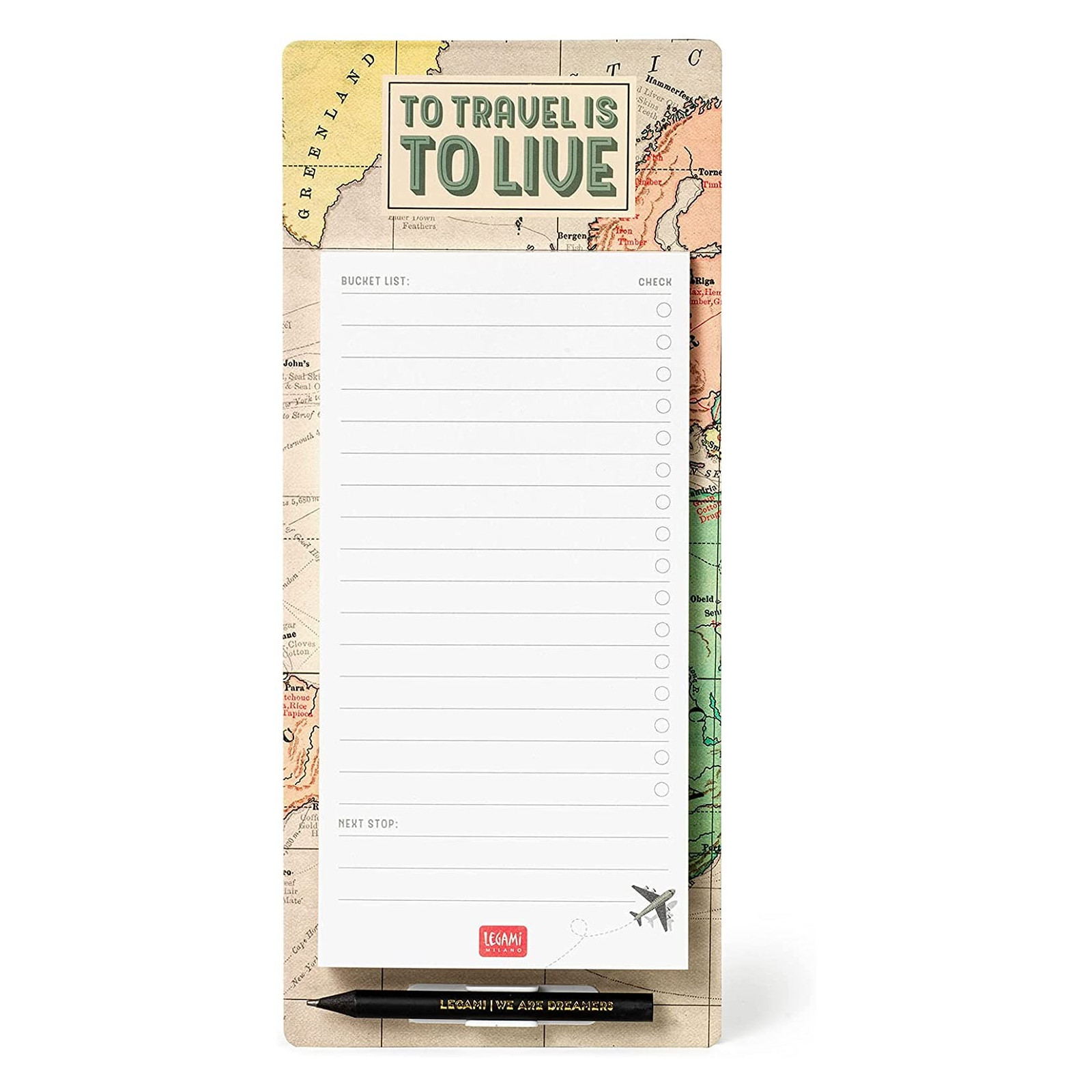 DON'T FORGET - MAGNETIC NOTEPAD- TRAVEL - LEGAMI MILANO - LEGAMI MILANO - td-toys.it