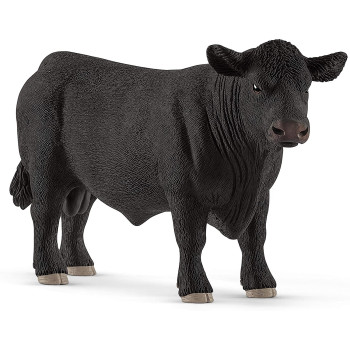 BULL BLACK ANGUS (5)-GIOCATTOLI UNISEX- TD Toys