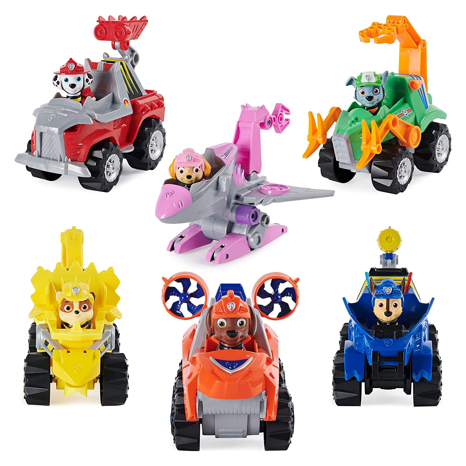 Paw Patrol Dino Rescue themed vehicles - SPINMASTER - CHILD - td-toys.it