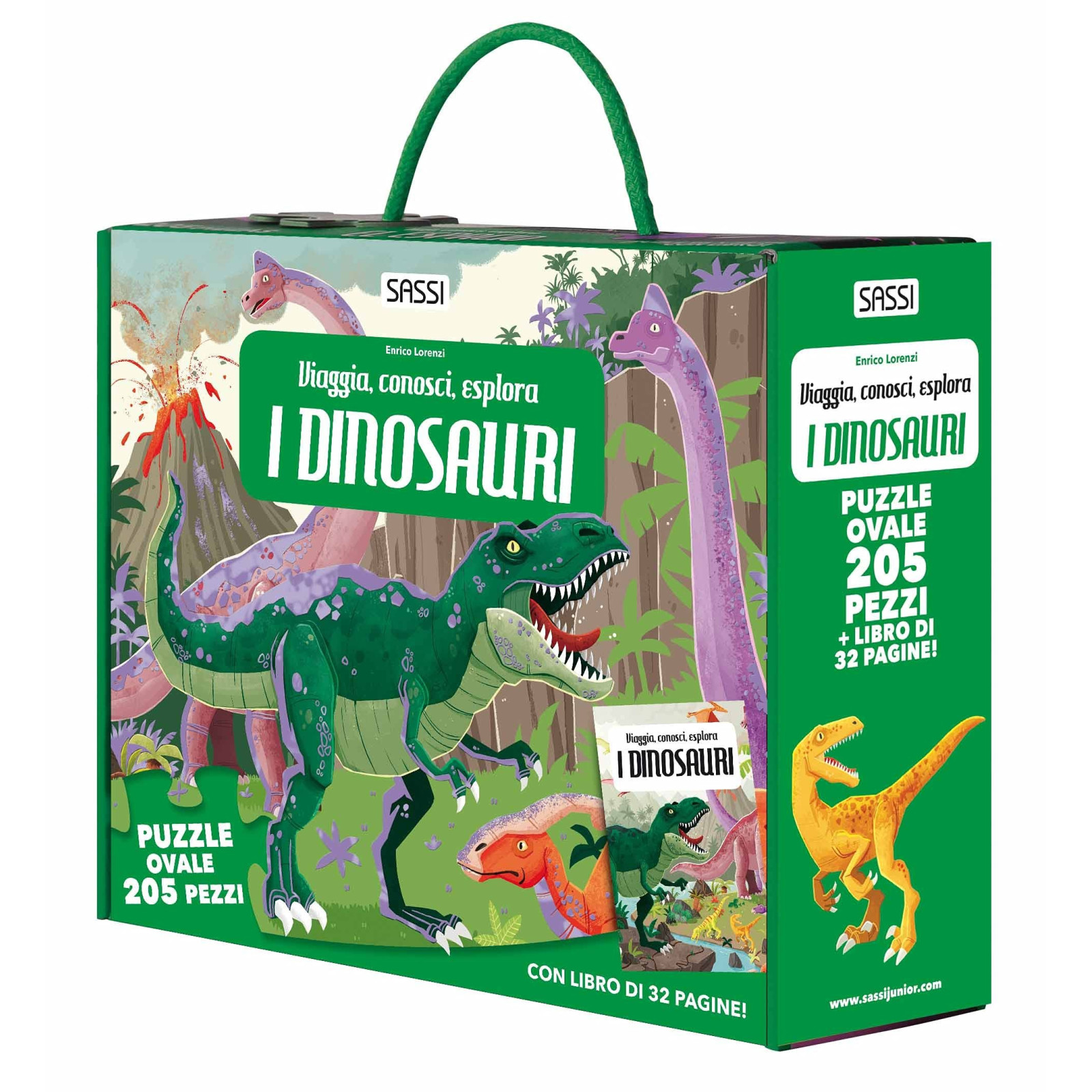 TLE - TRAVEL, KNOW, EXPLORE. THE DINOSAURS - NE 2021 - SASSI EDITORE - SASSI EDITORE - td-toys.it