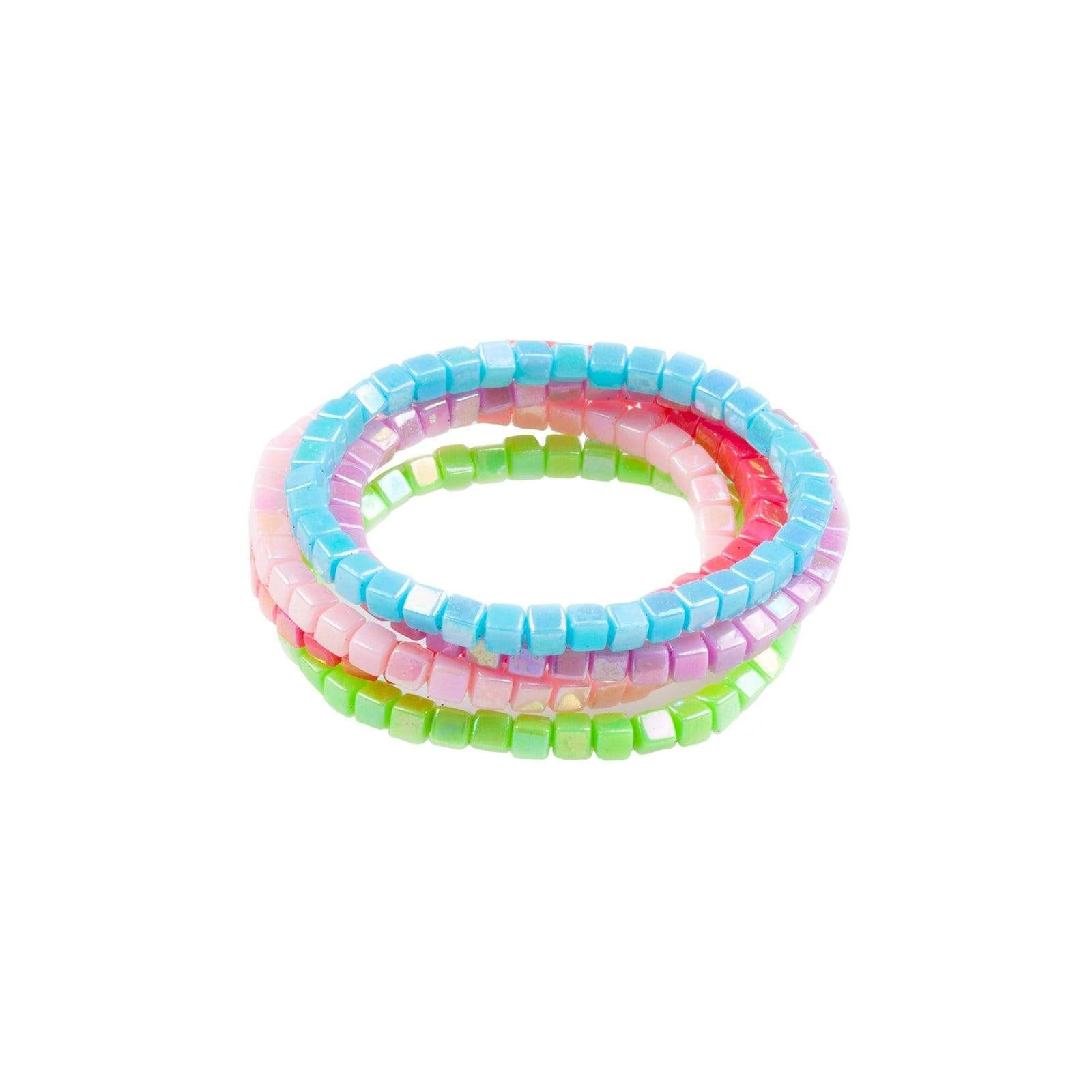 Tints & Tones Rainbow Bracelet Set - 5 pcs - Great Pretenders - JEWELRY - td-toys.it