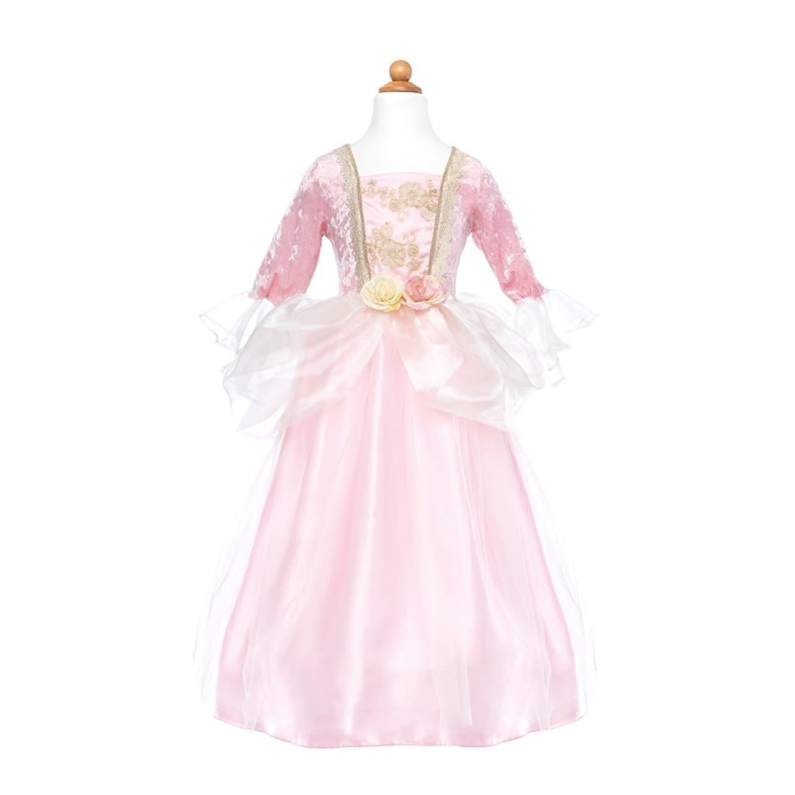 Pink Rose Princess Dress, SIZE US 3-4 - Great Pretenders - BIJOUX - td-toys.it