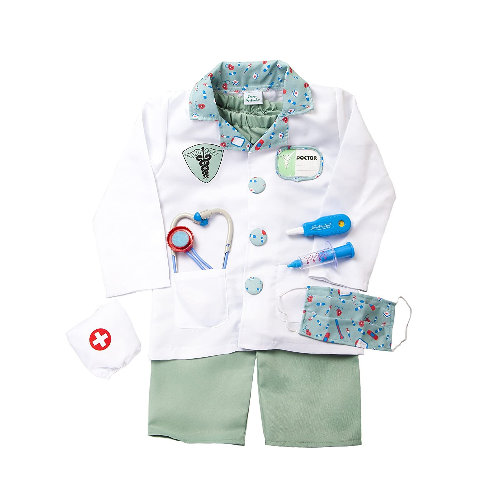 Green Doctor with Accessories 5/6 - Great Pretenders - BIJOUX - td-toys.it