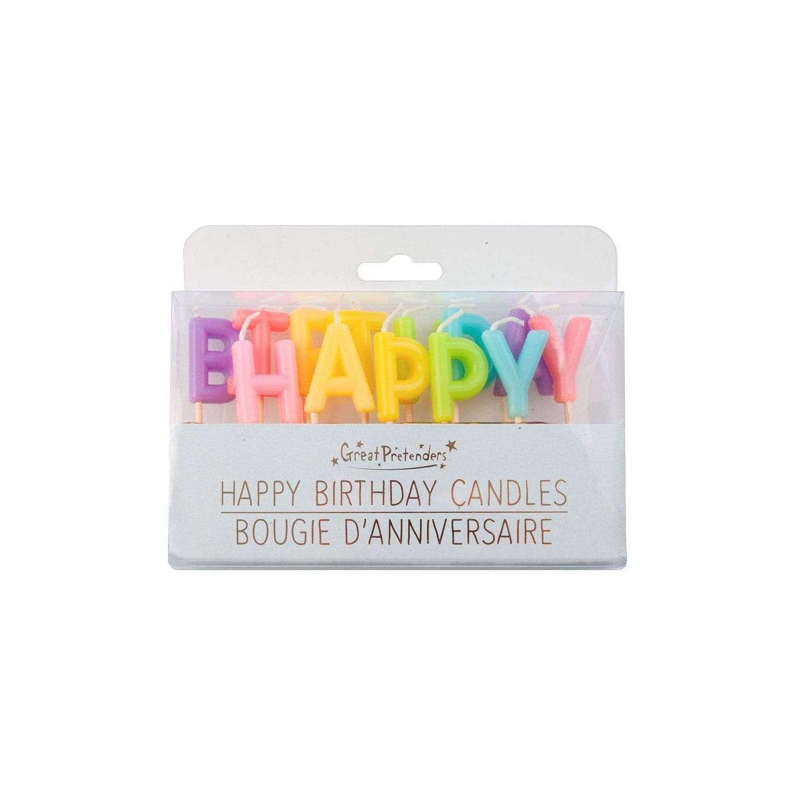 Happy Birthday Rainbow Candles (13pcs) - Great Pretenders - JEWELRY - td-toys.it