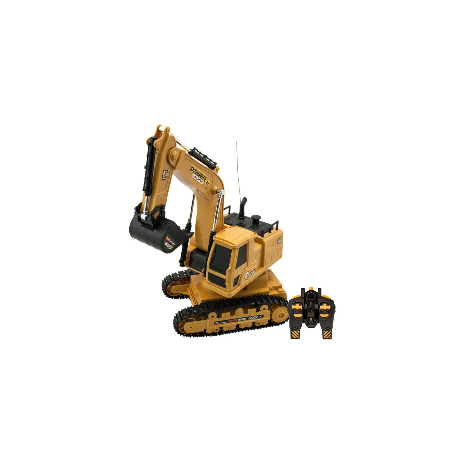 T CONTROL - RADIOC TRACKED EXCAVATOR. ROTATE 360-REMOTE CONTROLS