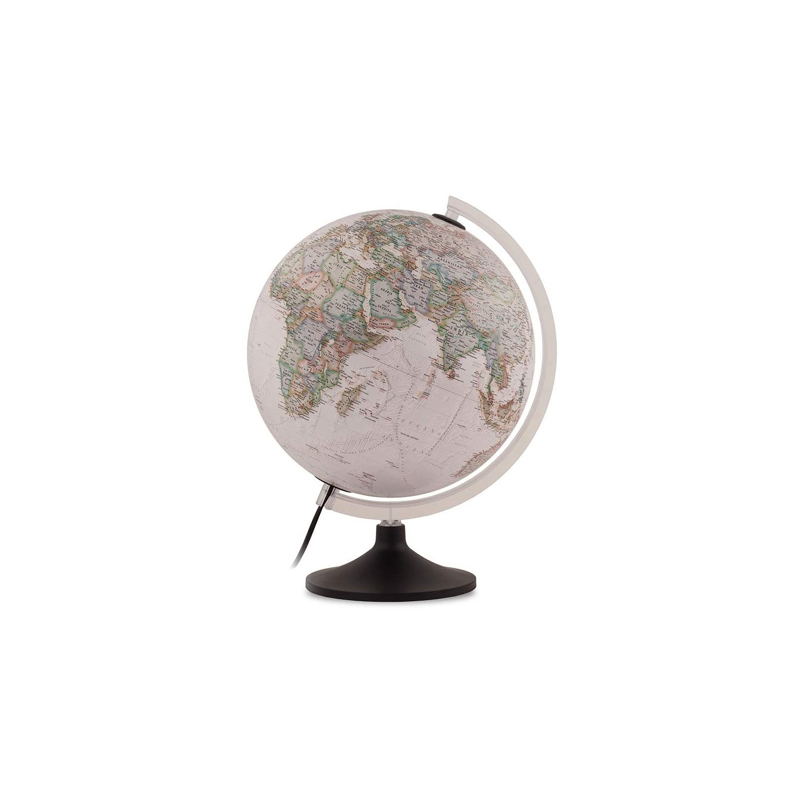 GLOBO 30 cm NatGeo CARBON EXECUTIVE IT 230 V - TECNODIDATTICA SPA - GLOBE - td-toys.it