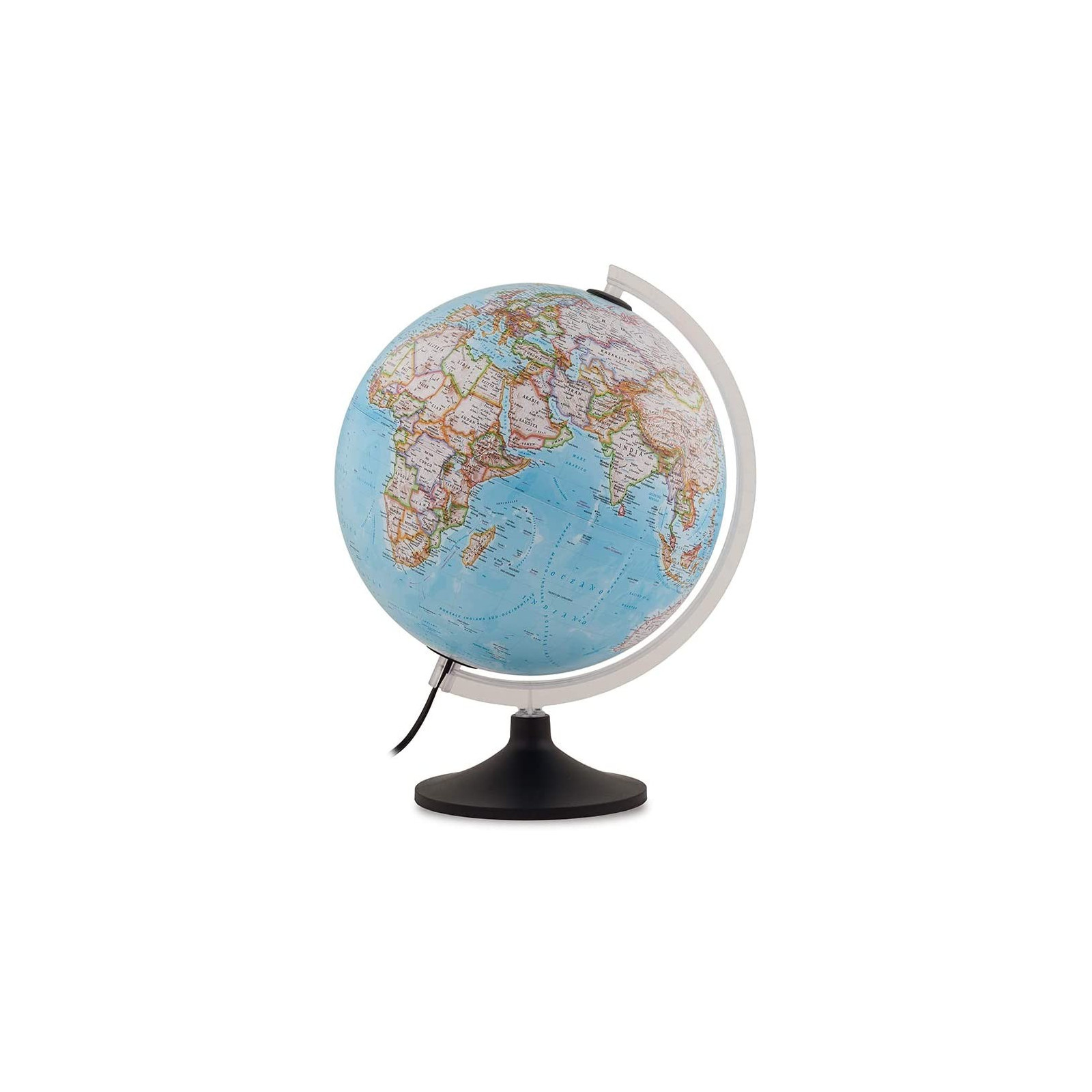 GLOBO 30 cm NatGeo CARBON CLASSIC IT 230 V - TECNODIDATTICA SPA - GLOBE - td-toys.it