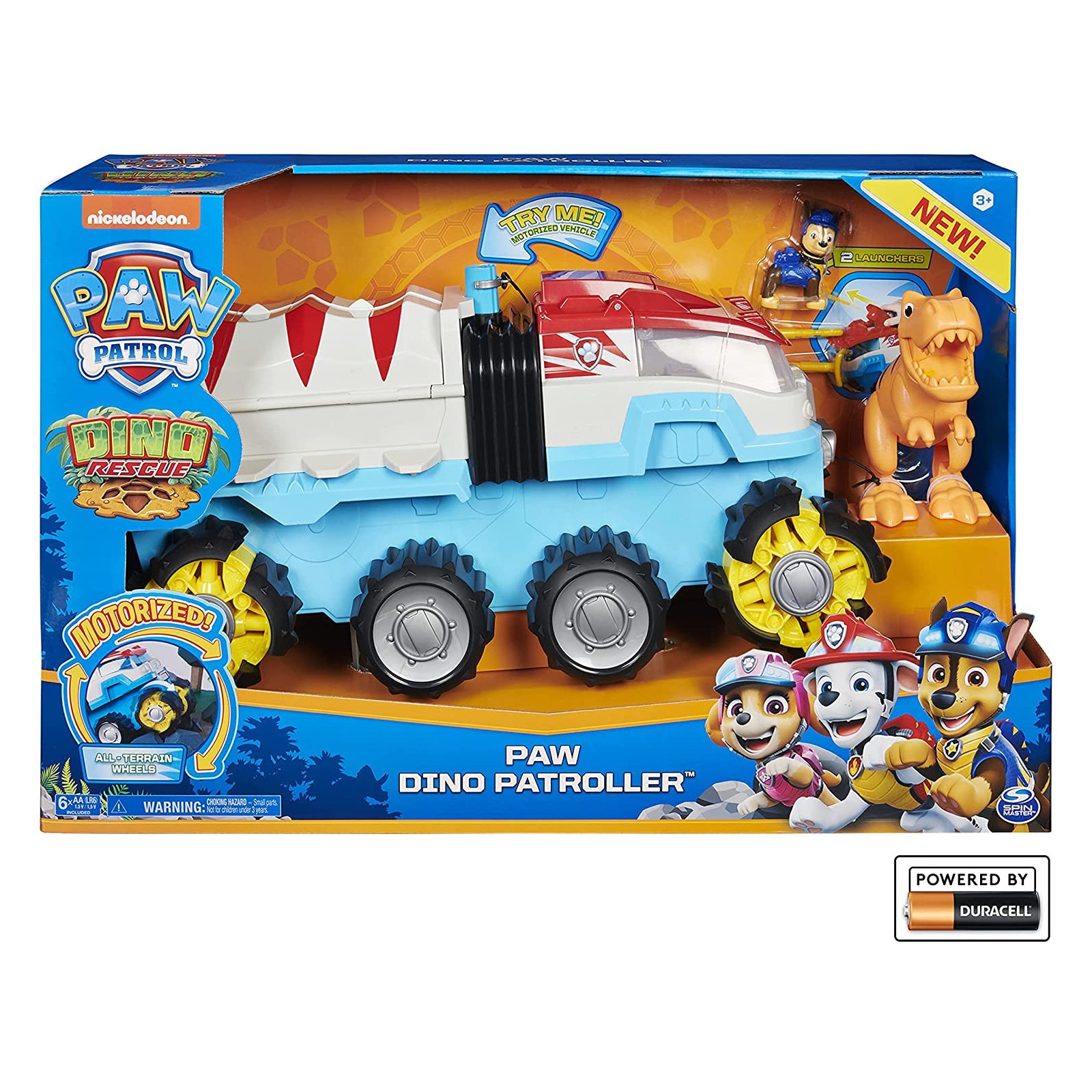 Paw Patrol Dino Rescue Dino Patroller - SPINMASTER - BAMBINO - td-toys.it