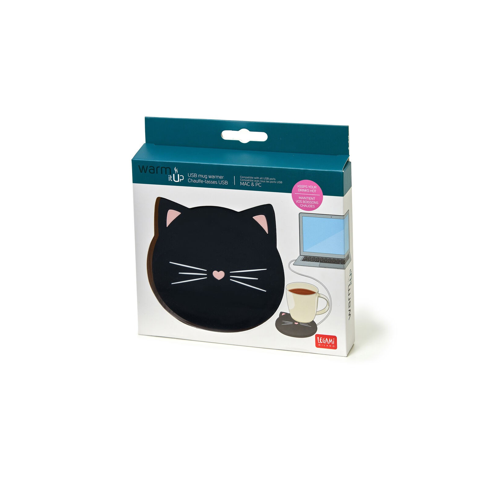 WARM IT UP - MUG WARMER - CAT - LEGAMI MILANO - LEGAMI MILANO - td-toys.it