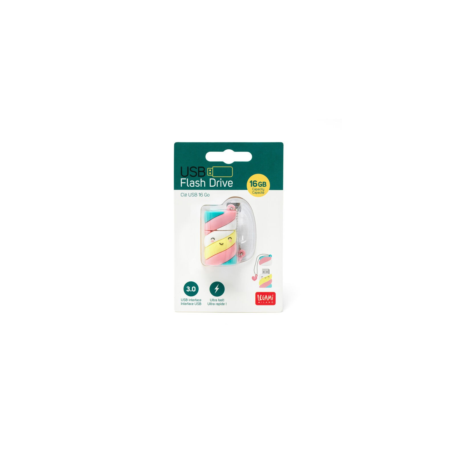 USB DRIVE 3.0 - 16GB - MARSHMALLOW - LEGAMI MILANO - LEGAMI MILANO - td-toys.it