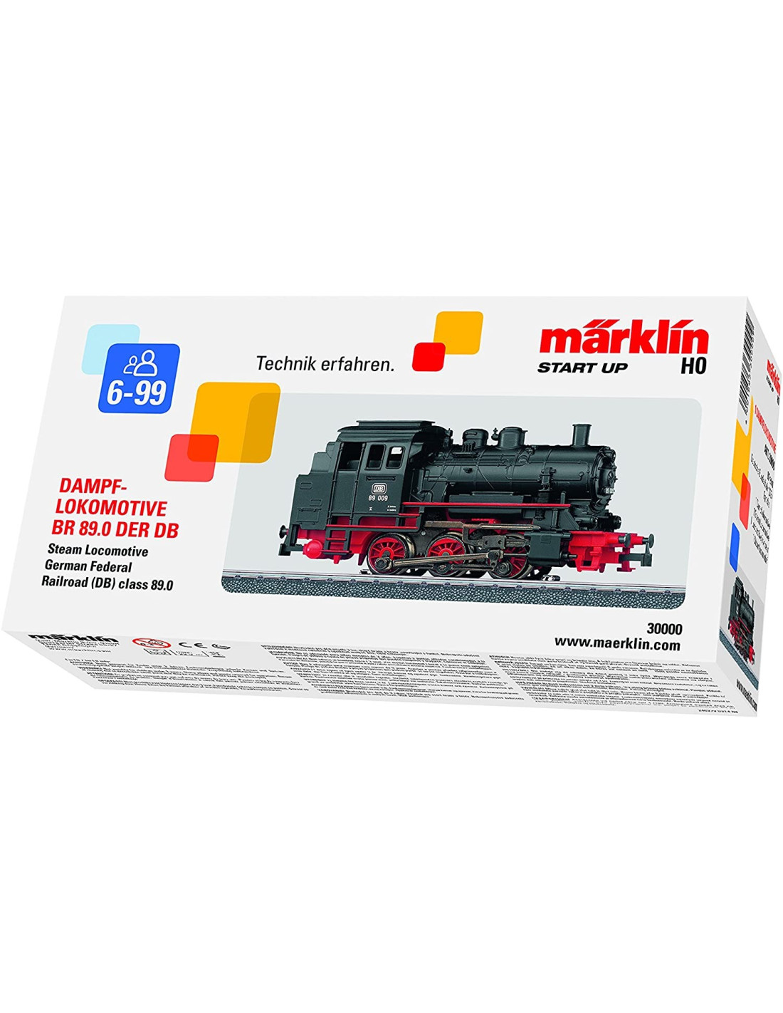 Steam Loco cl 89.0 DB - Märklin - MODELLISMO - td-toys.it