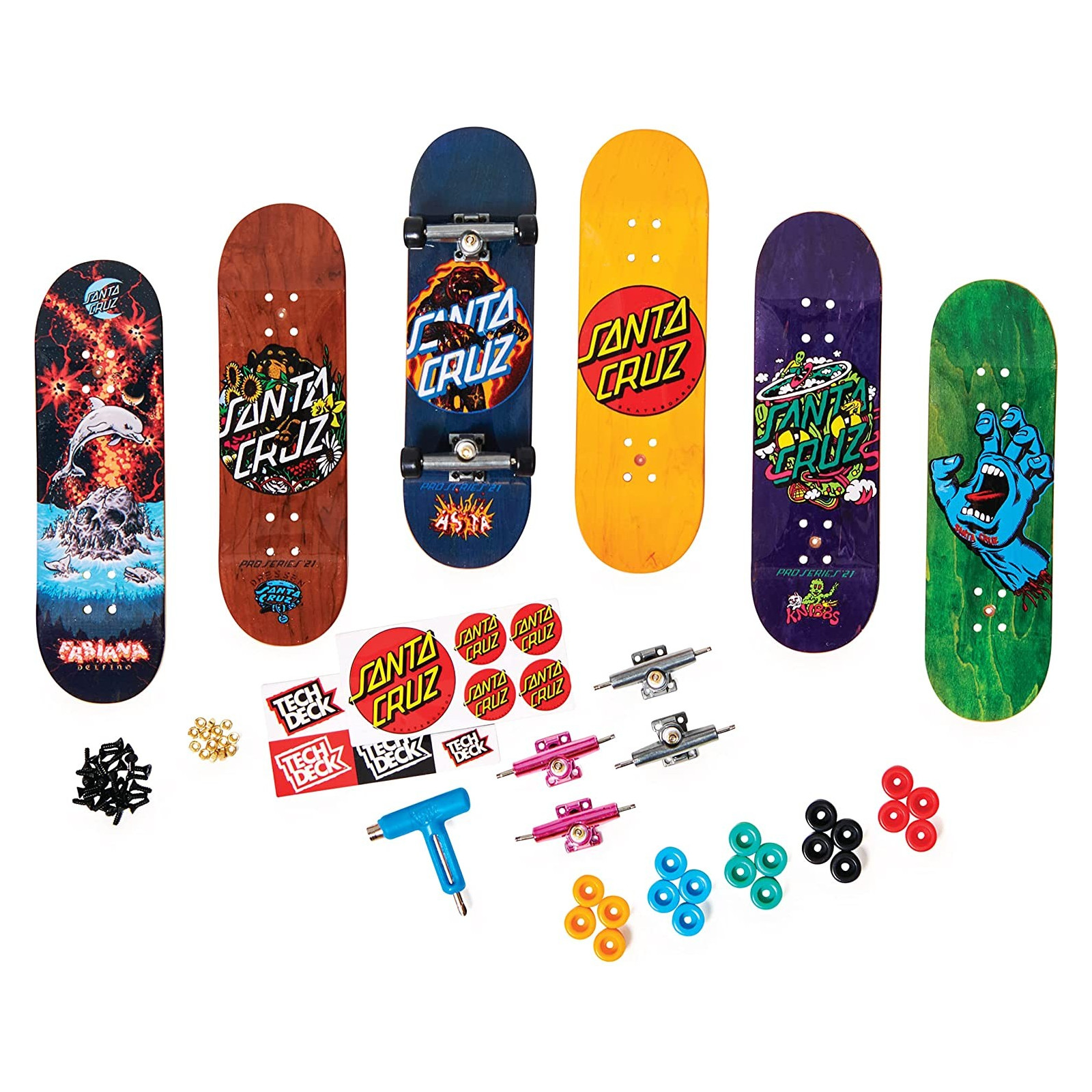 TECH DECK PACK DELUXE DA 6 SKATE-BAMBINO