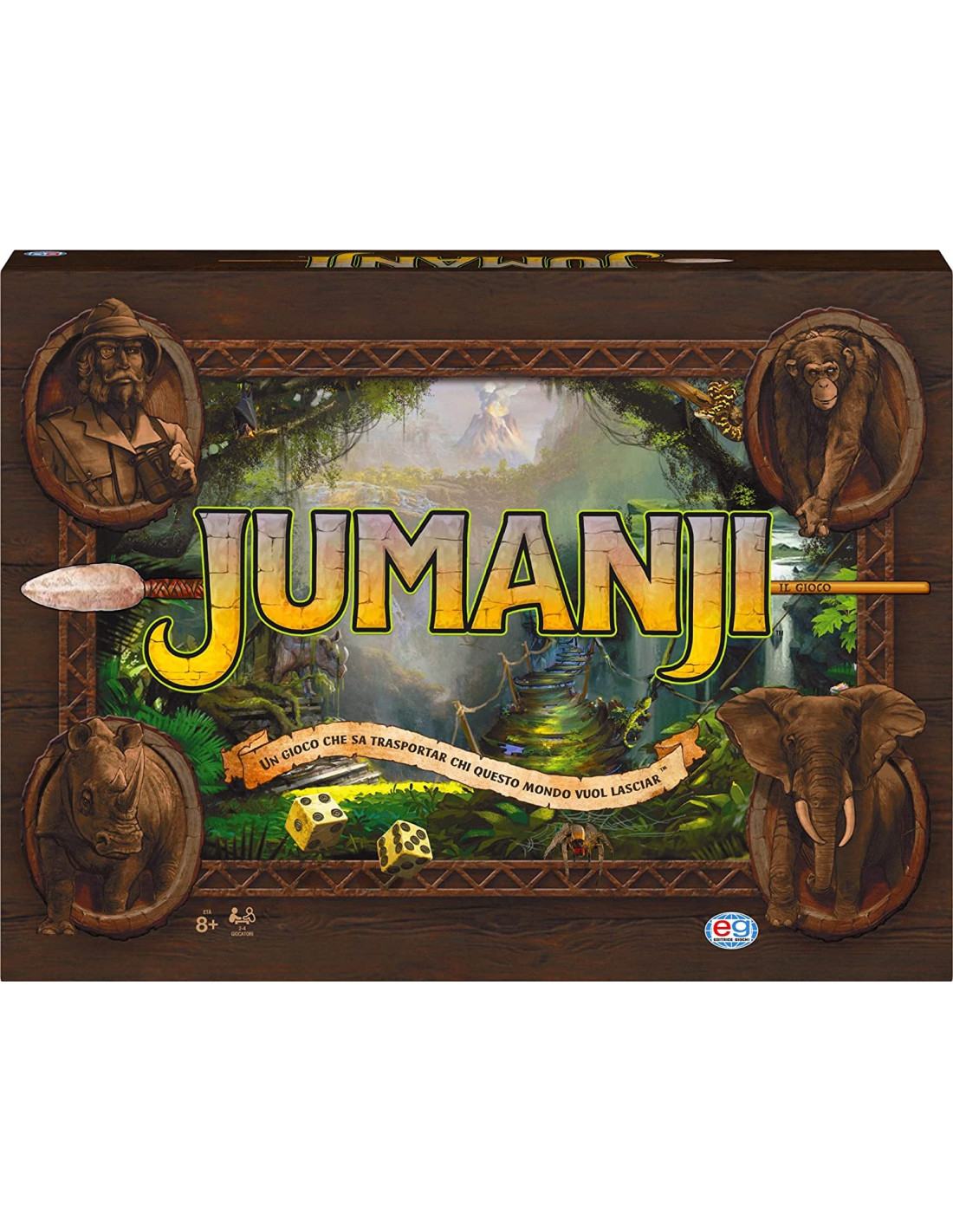 JUMANJI in cartone total refresh-GIOCHI DI SOCIETA'