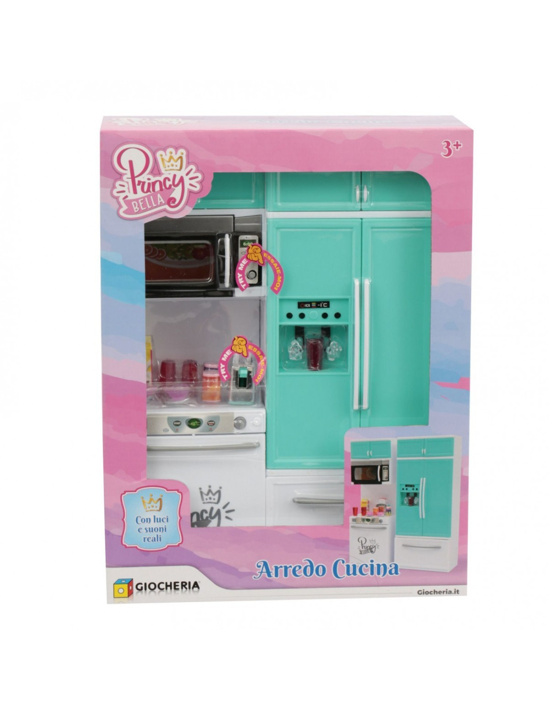 PRINCY BELLA - Cabinets for Fashion Doll 2 Assorted Mod - GIOCHERIA SPA - MUSICAL - td-toys.it