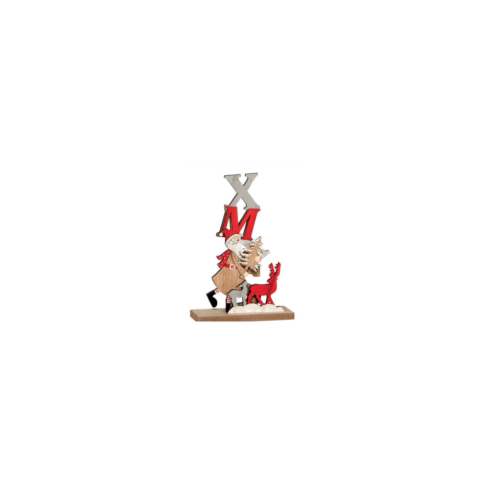 WOODEN FAT XMAS cm 13x4,5x19,5 - Marpimar - GIFTS - td-toys.it