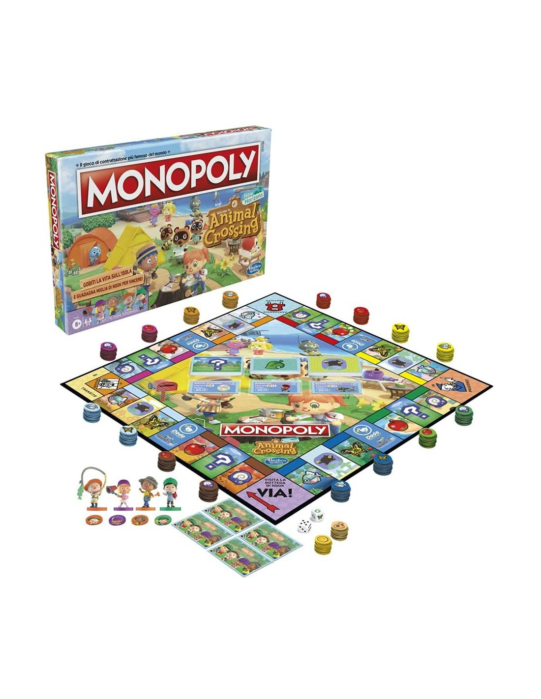 MONOPOLY ANIMAL CROSSING - HASBRO - BOARD GAMES' - td-toys.it