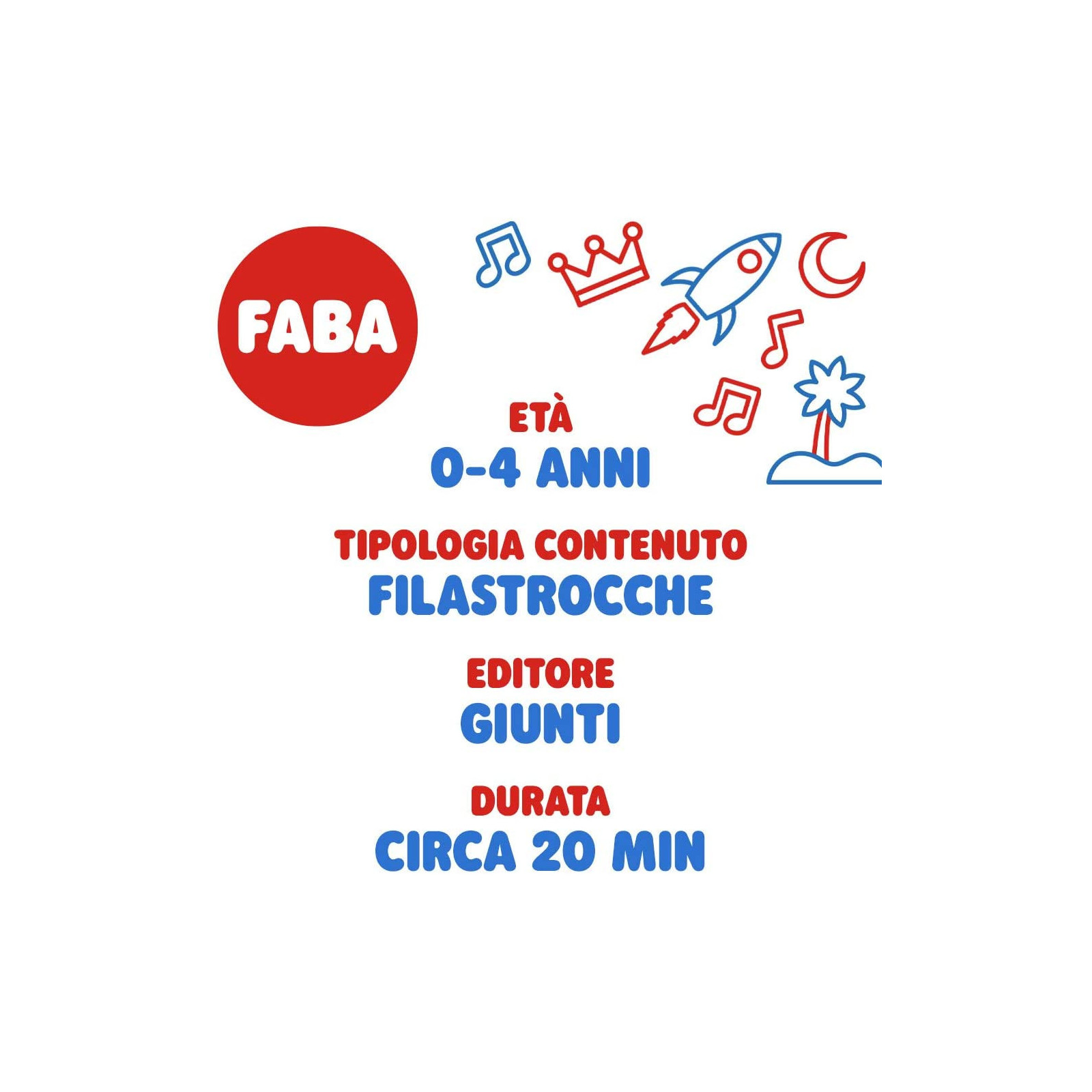 Faba I tre Porcellini - Personaggio Sonoro per Raccontastorie Faba unisex  (bambini)