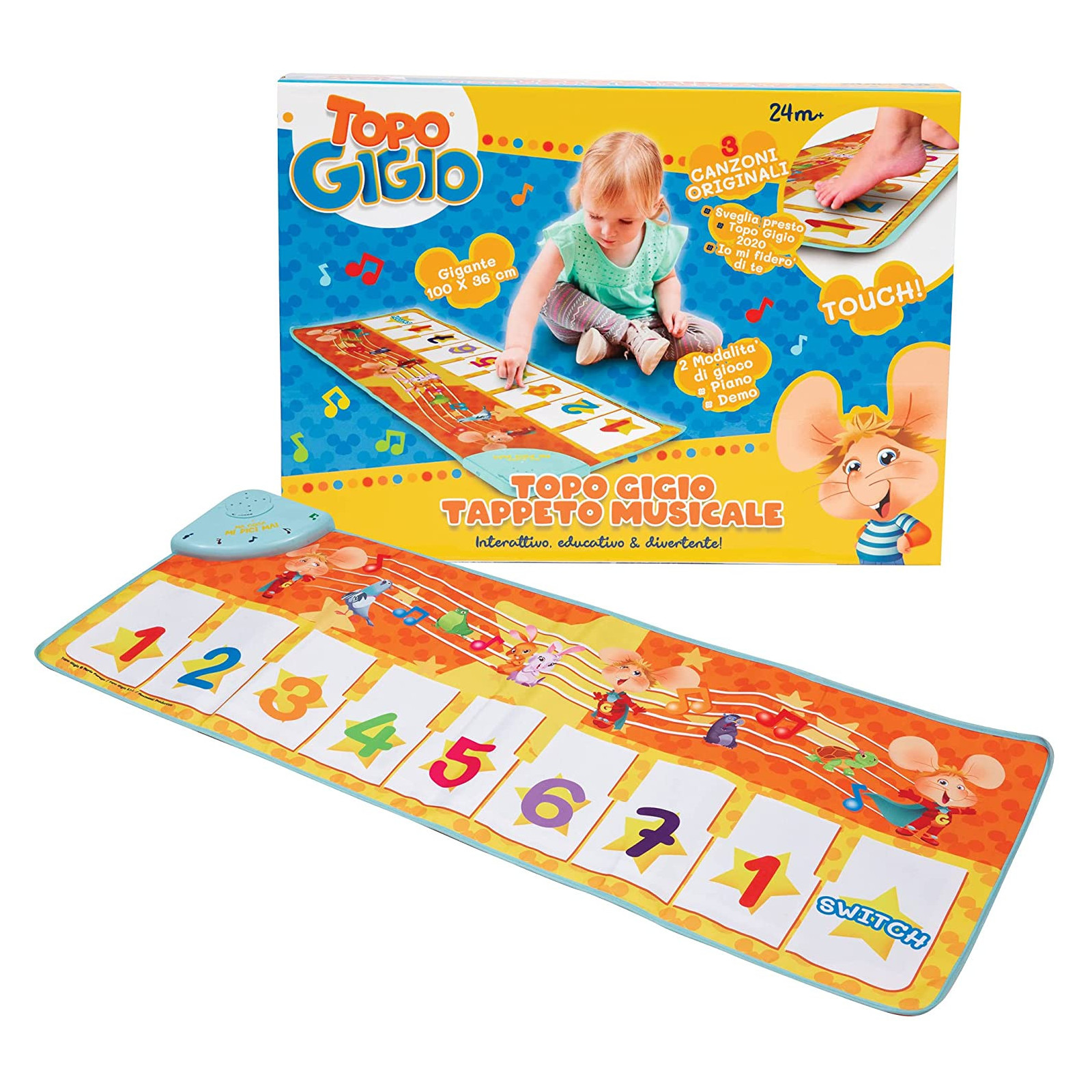 TOPO GIGIO MUSICAL CARPET - GIOCHI PREZIOSI ITALIA SRL - MUSICAL - td-toys.it