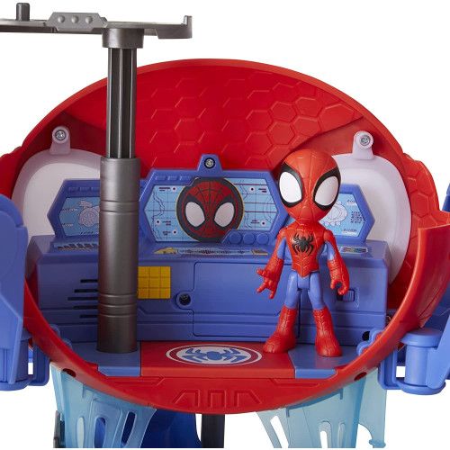 Spiderman SAF WEBQUARTERS PLAYSET OF SPIDEY ACTION: diver...