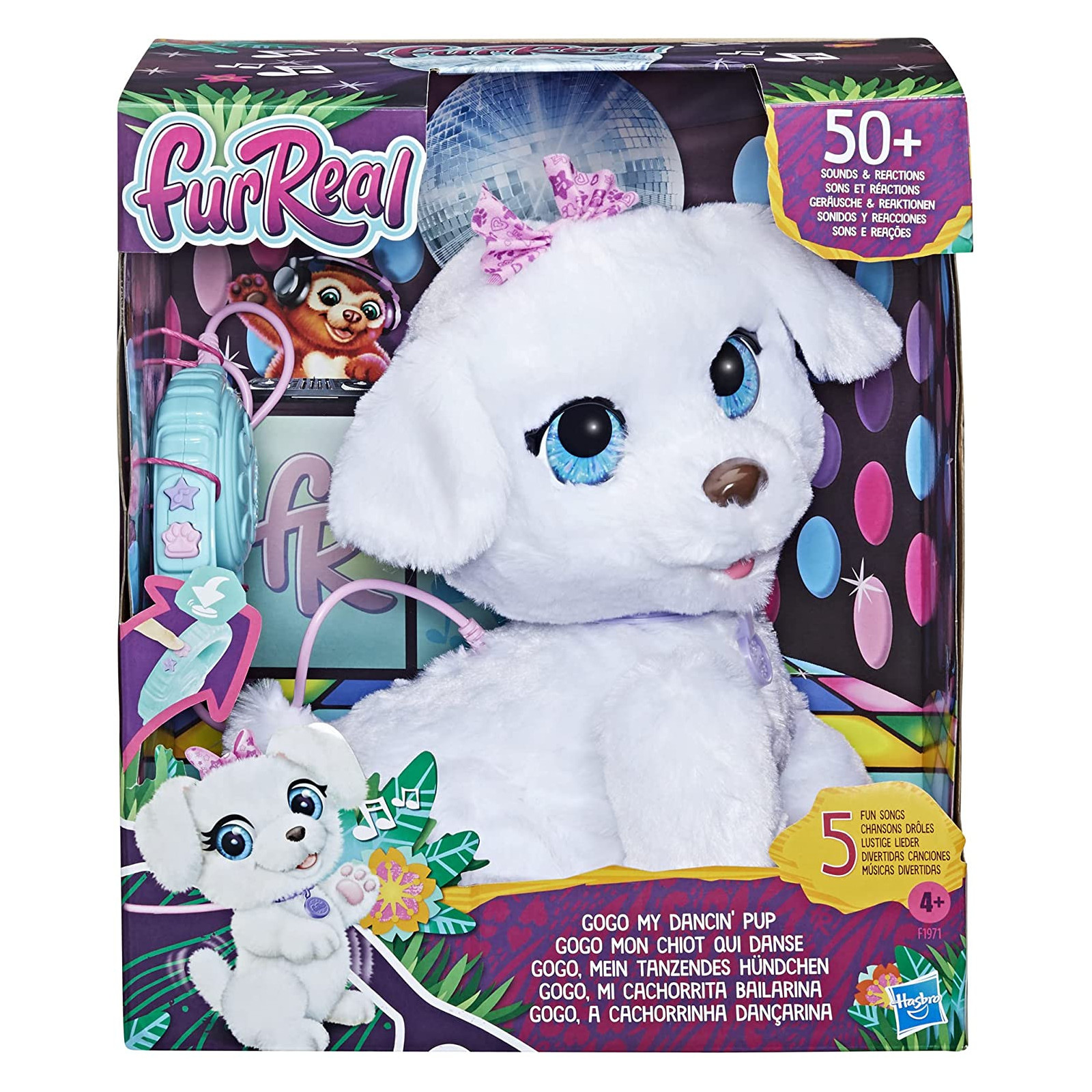 FUR REAL GOGO MY DANCIN PUP - HASBRO - TEDDY BEAR - td-toys.it