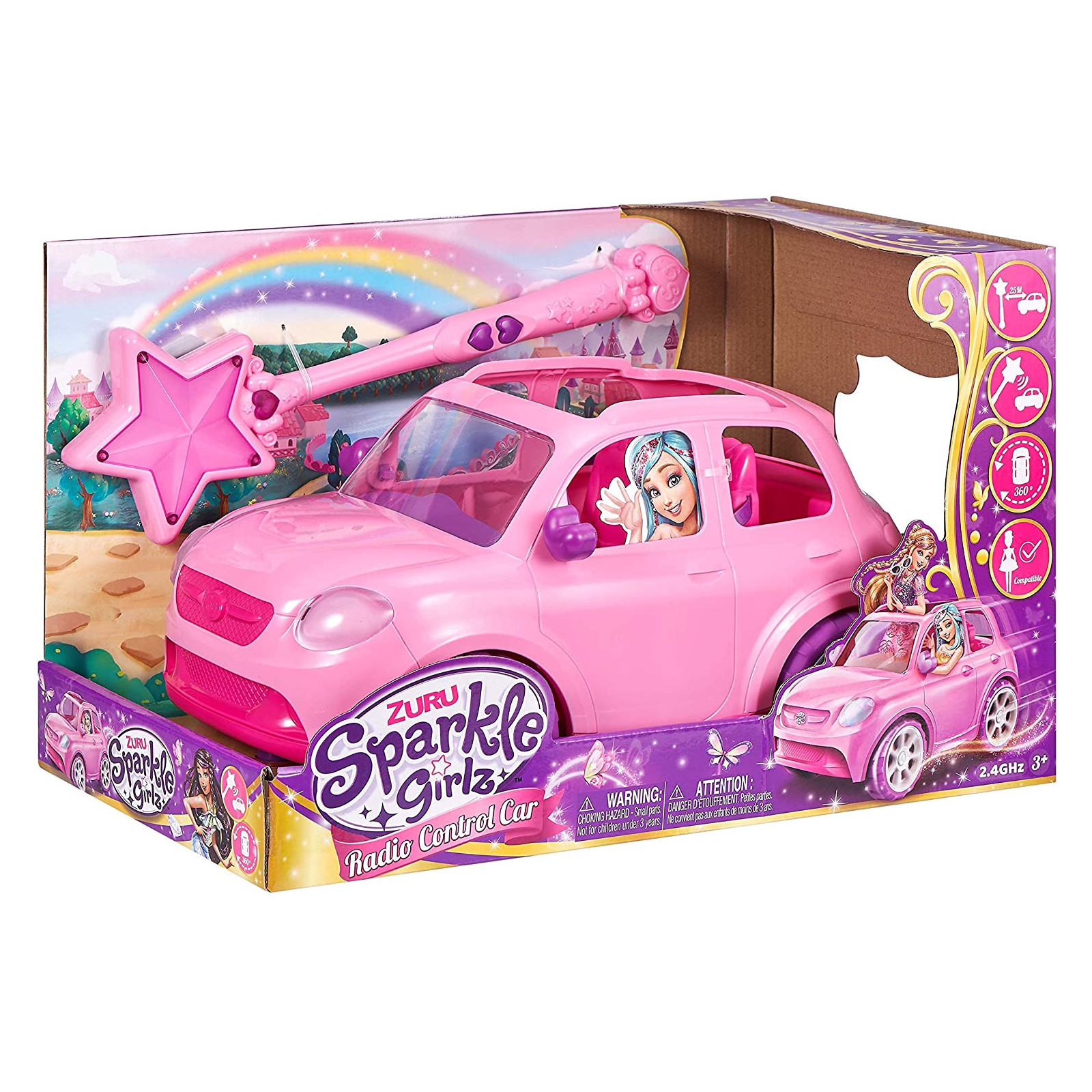 Sparkle Girlz Auto r / c Magic wand - ZURU - CHILD - td-toys.it