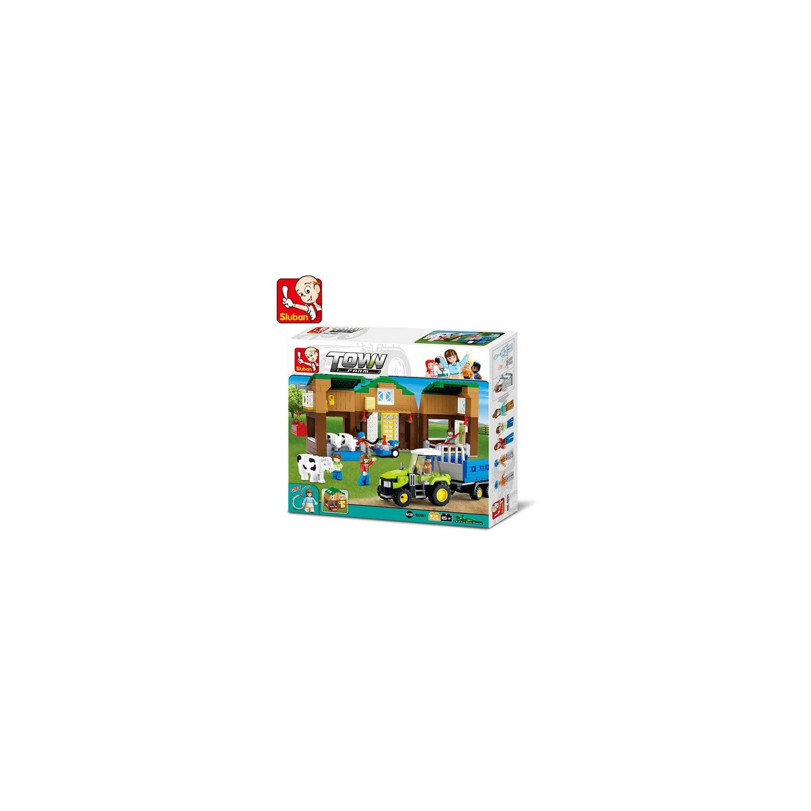 CRAZY PRICE - SLUBAN FARM constructions 512 pieces - GIOCHERIA SPA - CHILD - td-toys.it