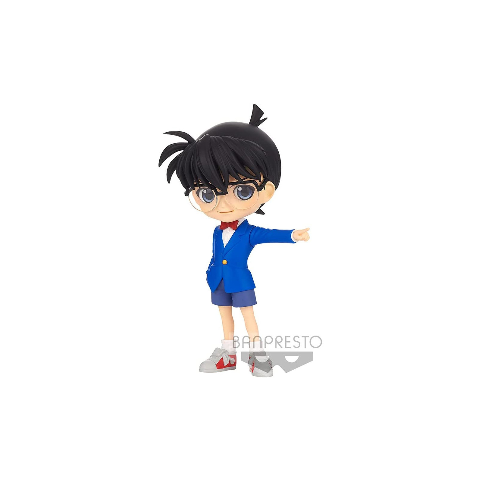 17876 - Detective Conan - Q Posket - Conan Edogawa (Normal Color Ver.) - Figure 14Cm(Statua)-ACTION FIGURES