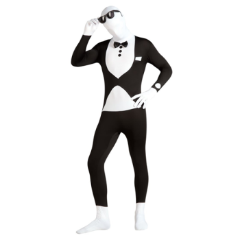 3880518 2nd Skin Tuxedo Adult TG L-COSTUMES