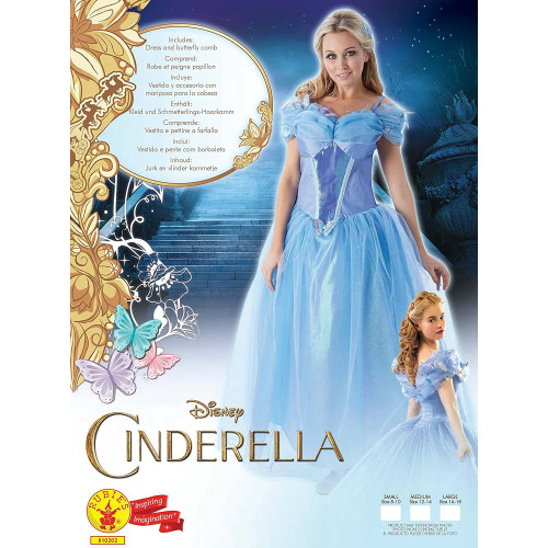 3810202 Live Action Cinderella Adult TG S Costume Cenerentola Rubi