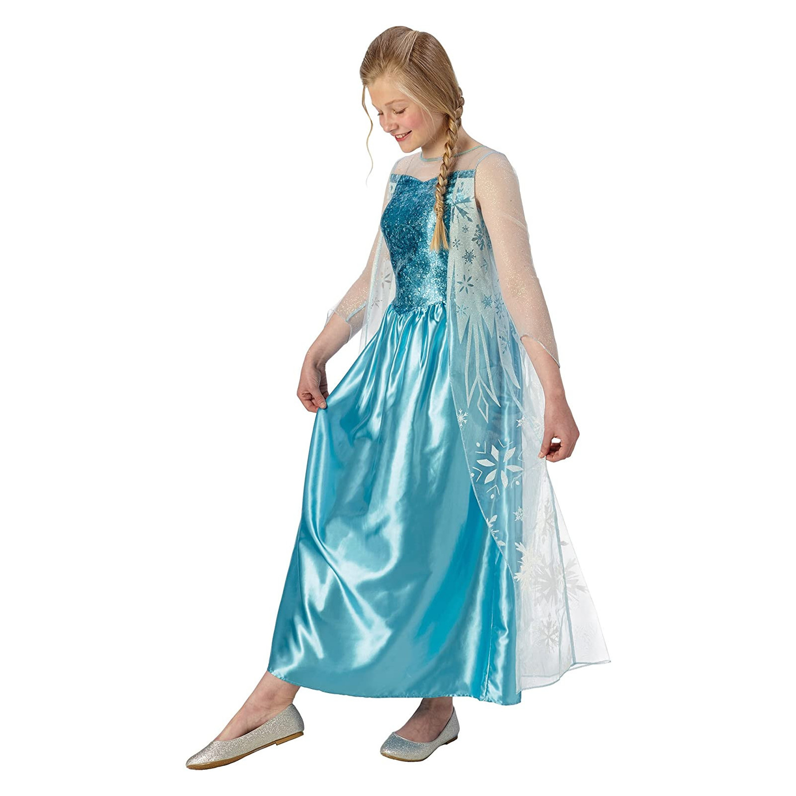 3620976 Elsa Frozen Classic - Child Larger Size 09-10Y-COSTUMI