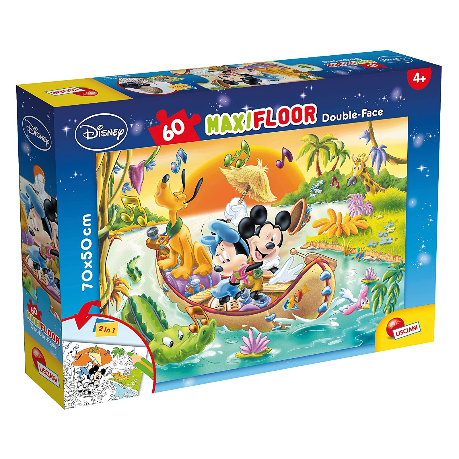 DISNEY PUZZI DF MAXI FLOOR 60 MICKEY - LISCIANI GIOCHI - PUZZLE - td-toys.it