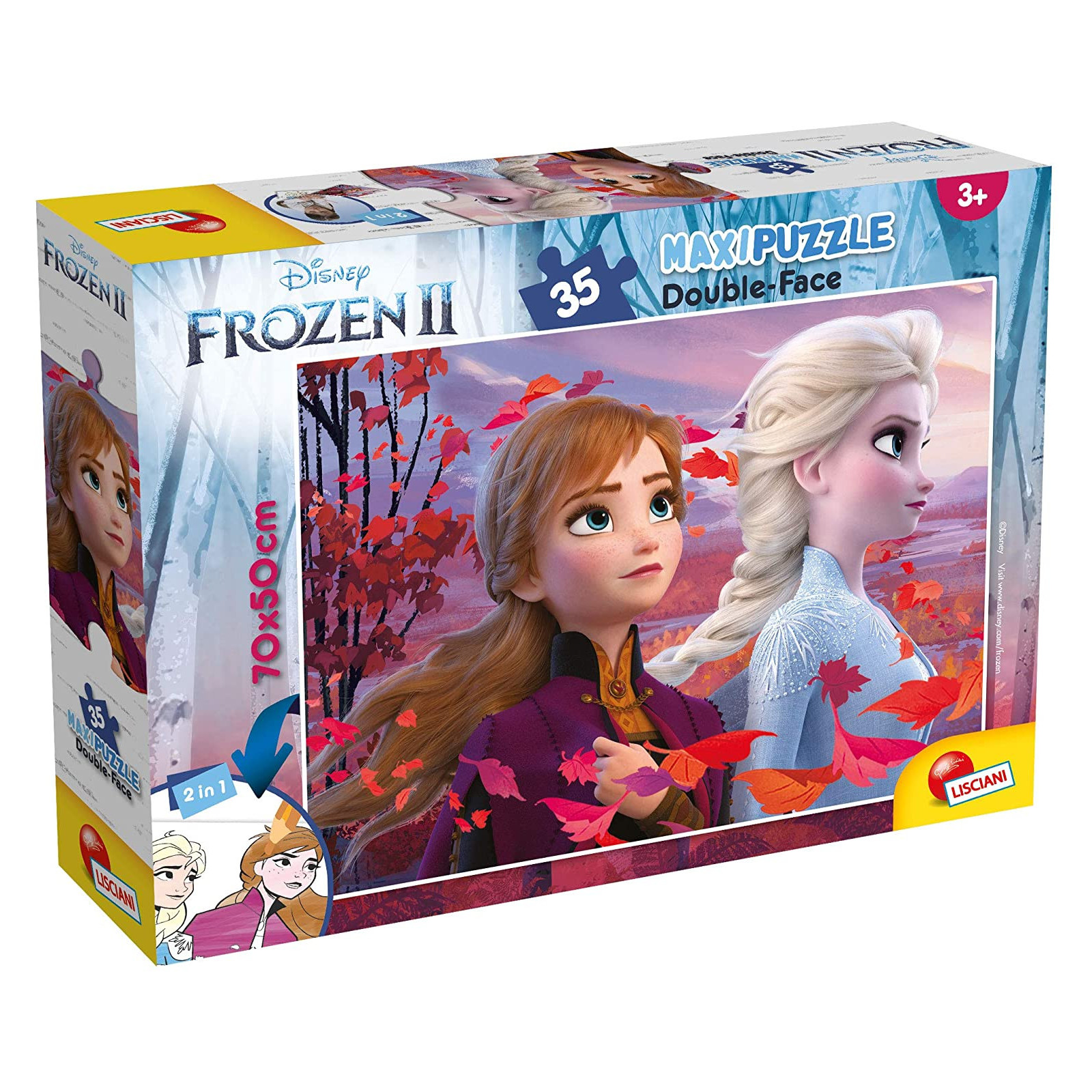 DISNEY PUZZI DF MAXI FLOOR 35 FROZEN 2 - LISCIANI GIOCHI - PUZZLE - td-toys.it