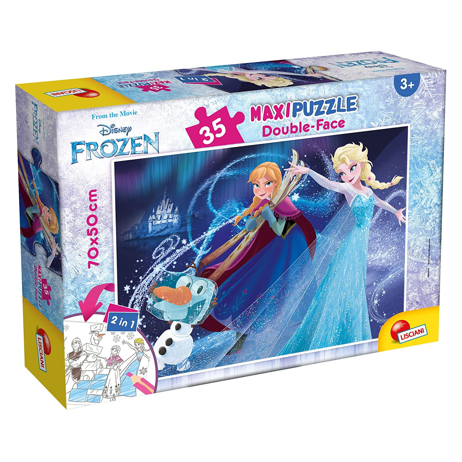 DISNEY PUZZI DF MAXI FLOOR 35 FROZEN - LISCIANI GIOCHI - PUZZLE - td-toys.it